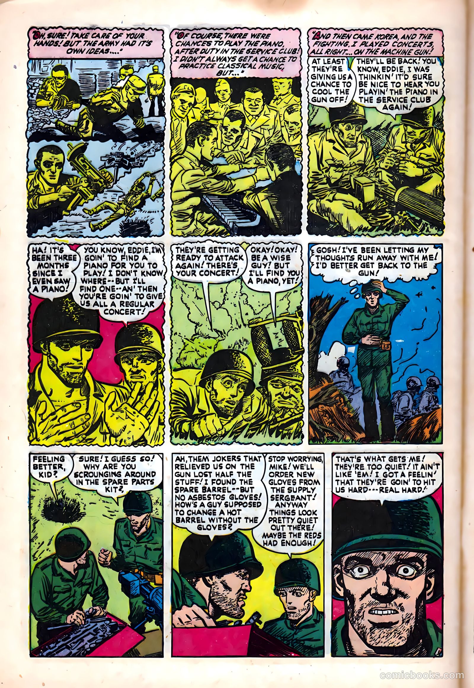 Exciting War #6 (1952) — page 28 of 36