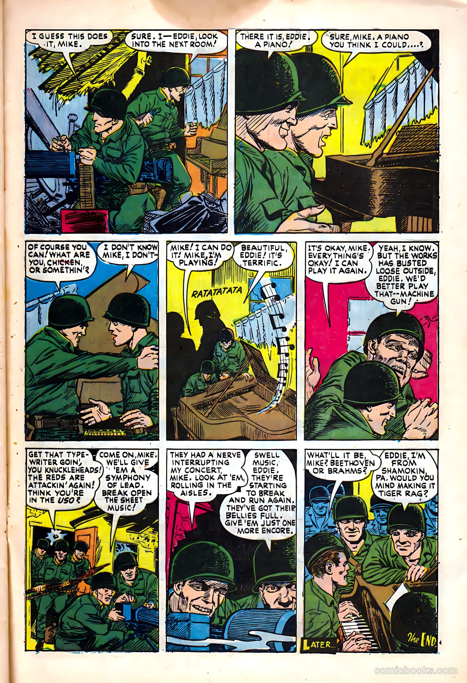 Exciting War #6 (1952) — page 33 of 36