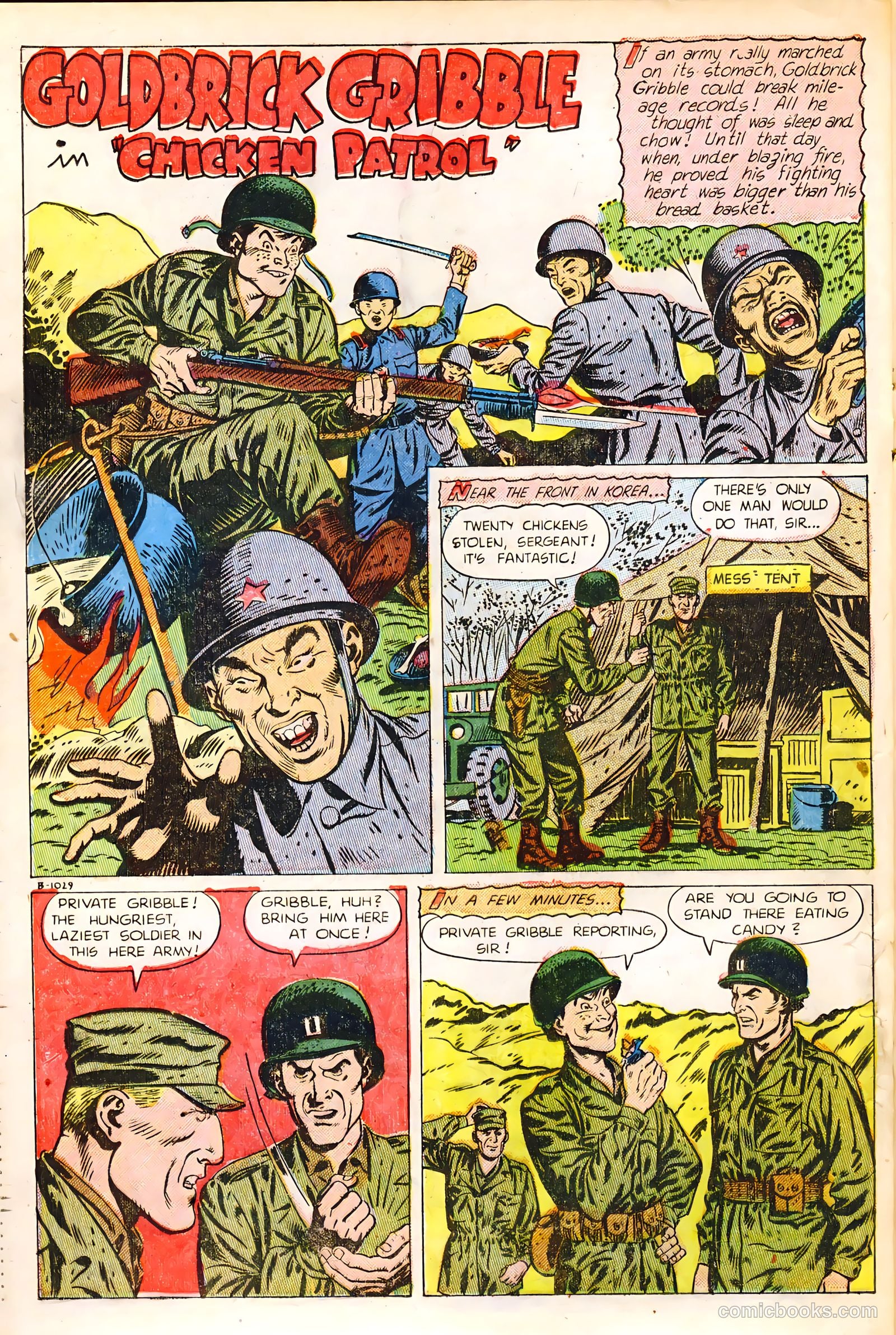 Exciting War #7 (1953) — page 20 of 36