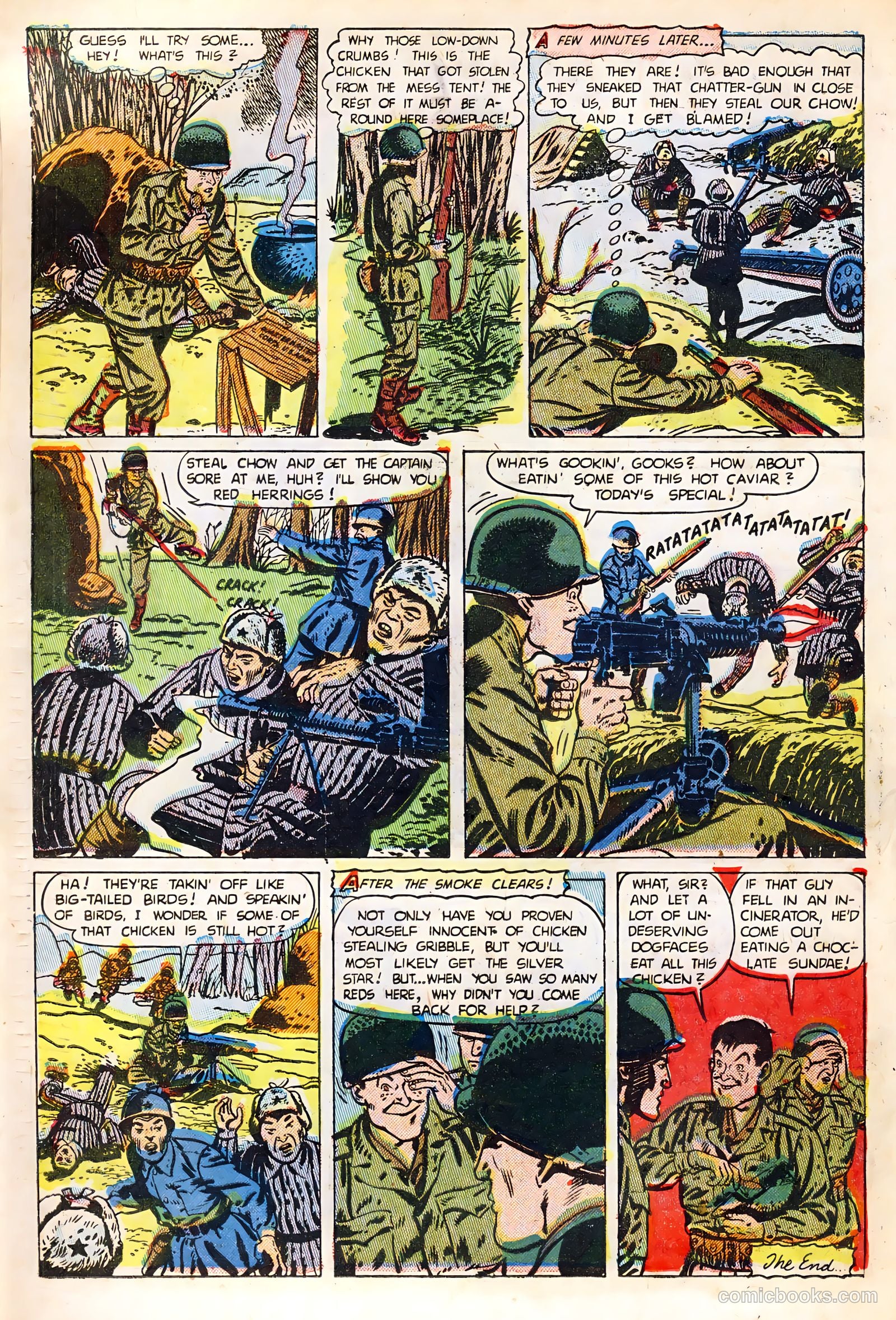 Exciting War #7 (1953) — page 22 of 36