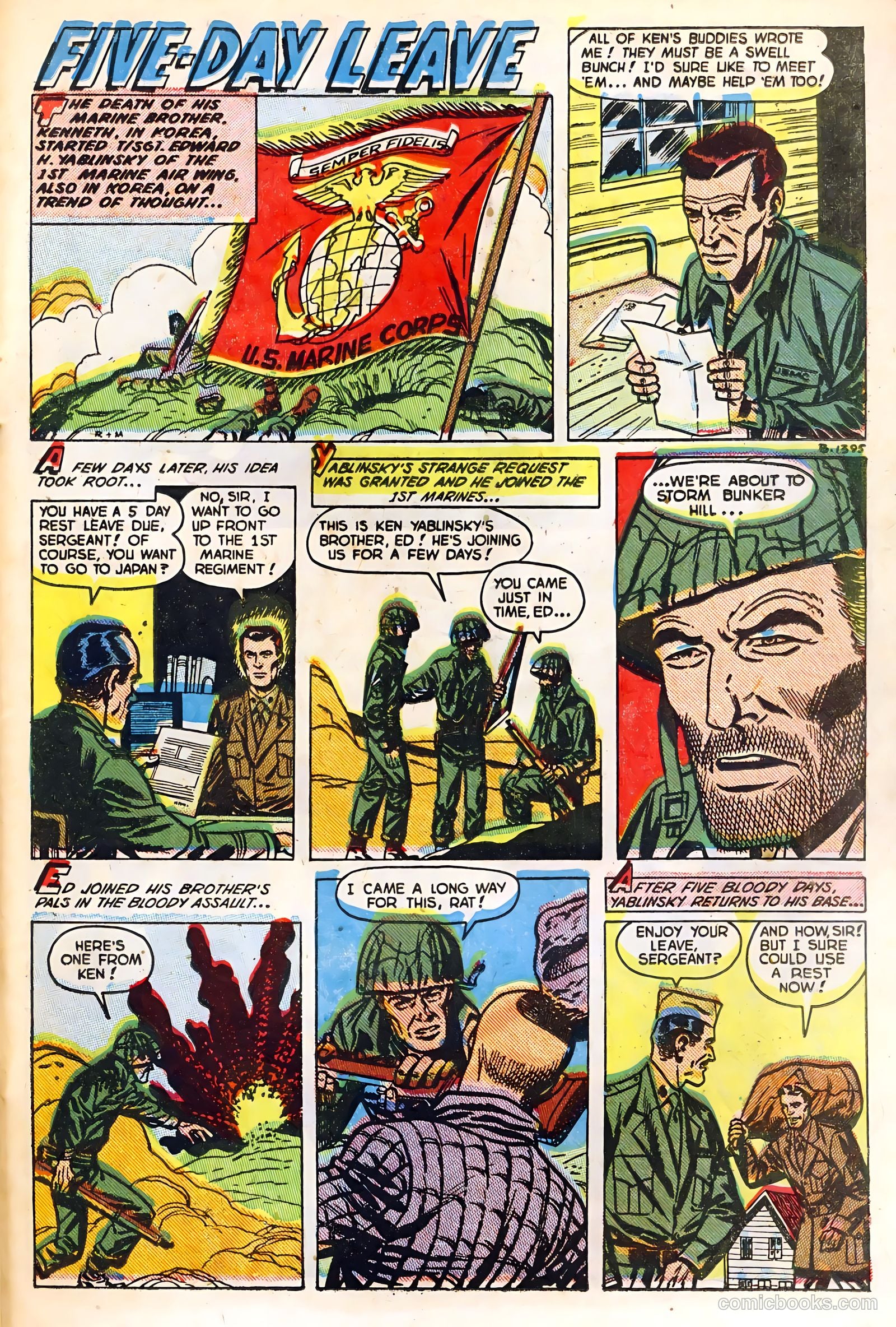 Exciting War #7 (1953) — page 23 of 36