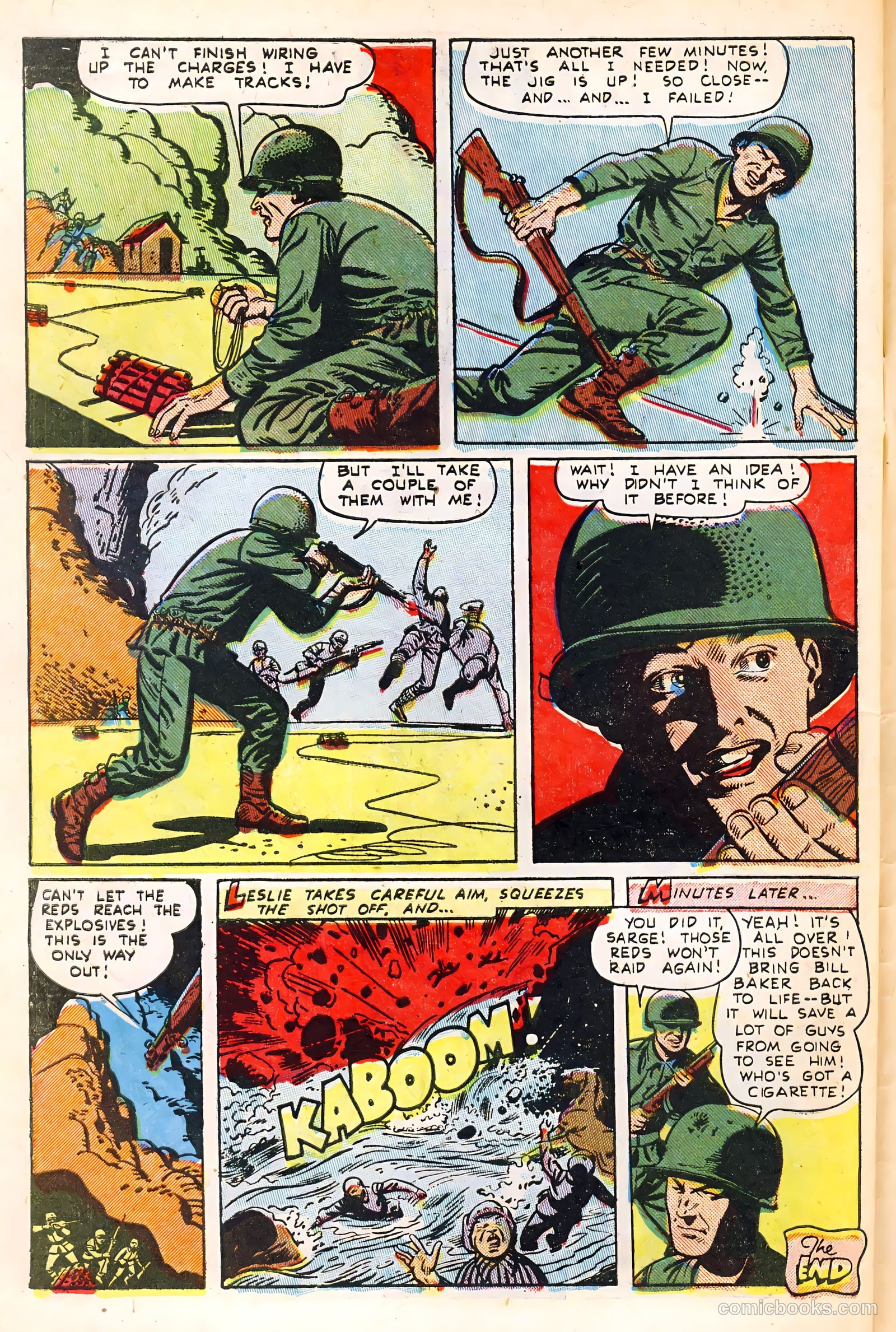 Exciting War #7 (1953) — page 30 of 36