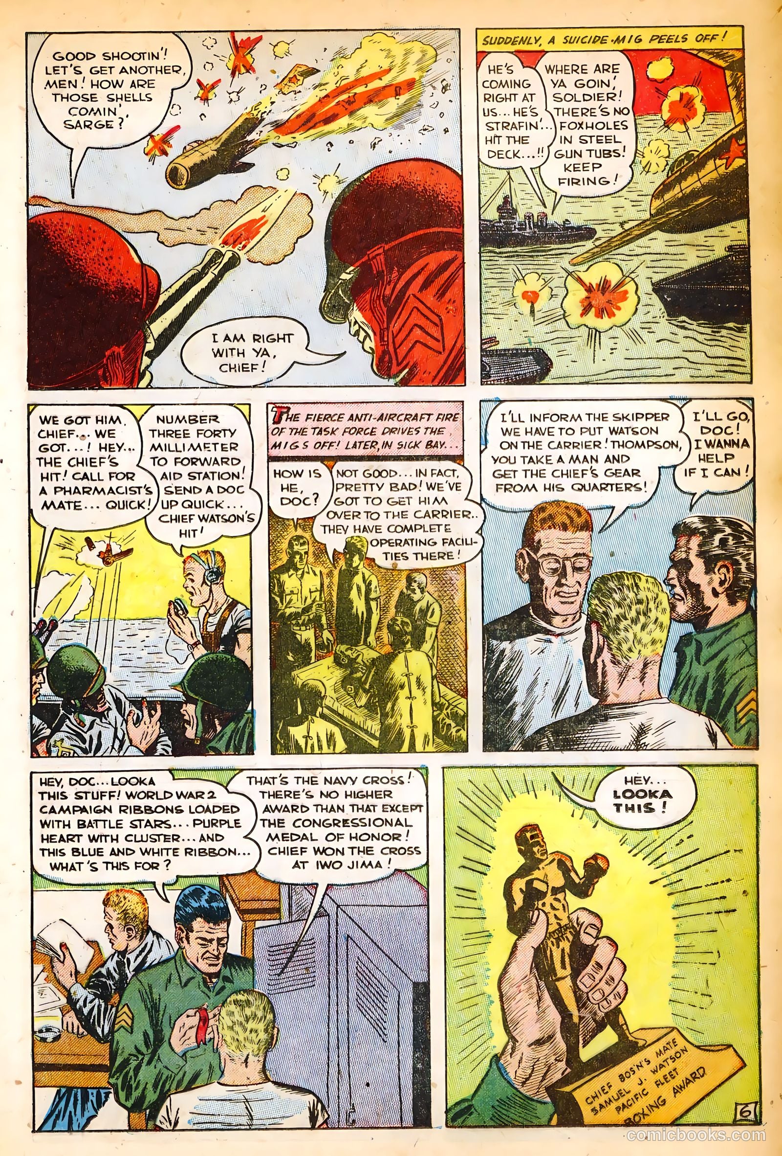 Exciting War #8 (1953) — page 25 of 36