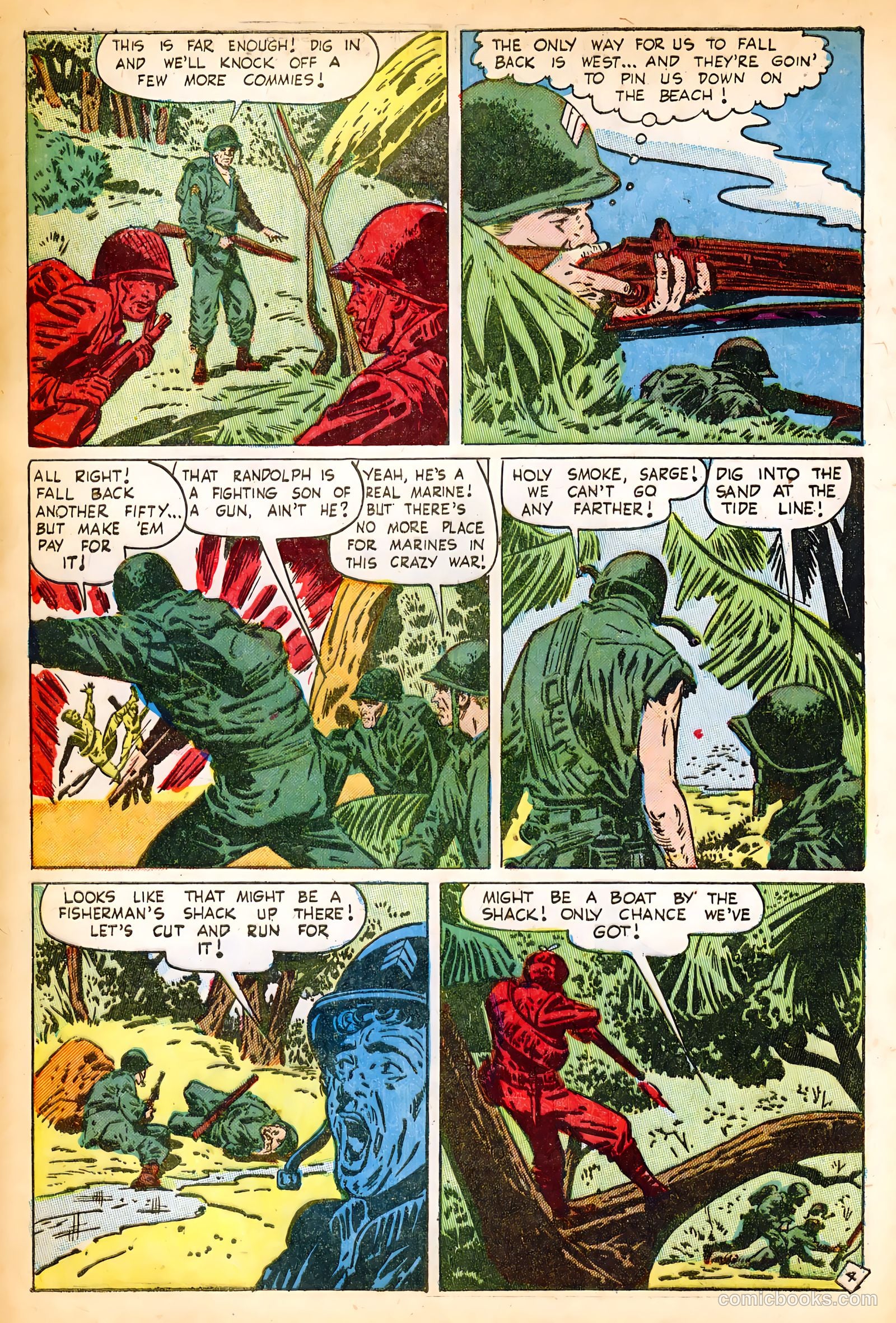 Exciting War #8 (1953) — page 32 of 36