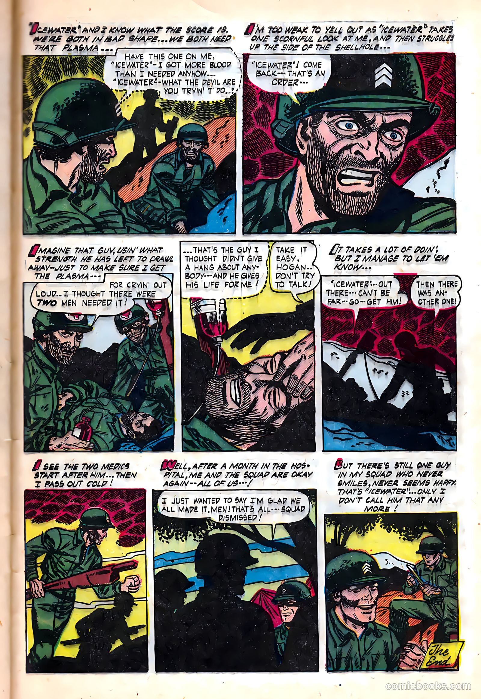 Exciting War #9 (1953) — page 33 of 36
