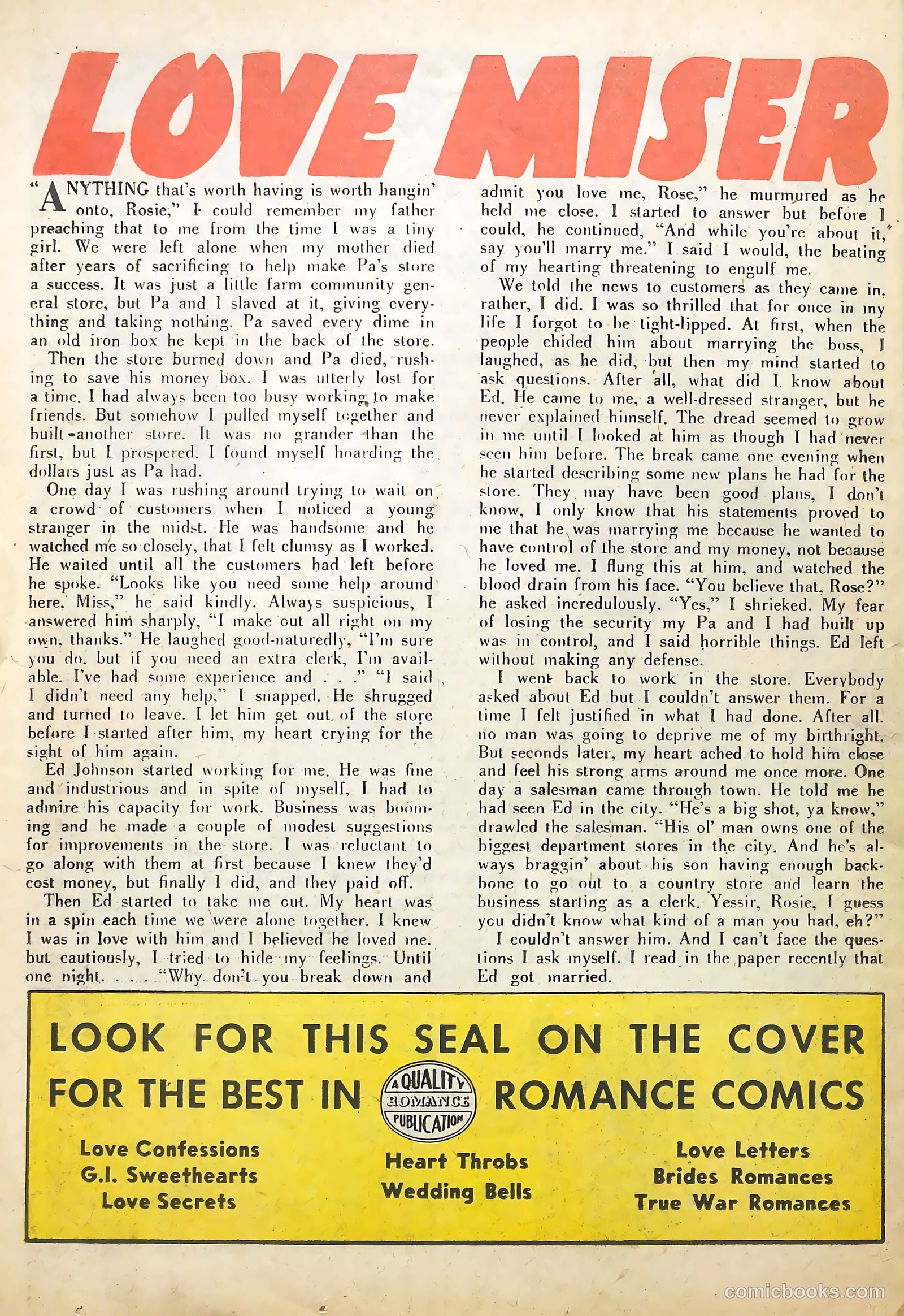 Exotic Romances #22 (1955) — page 26 of 36