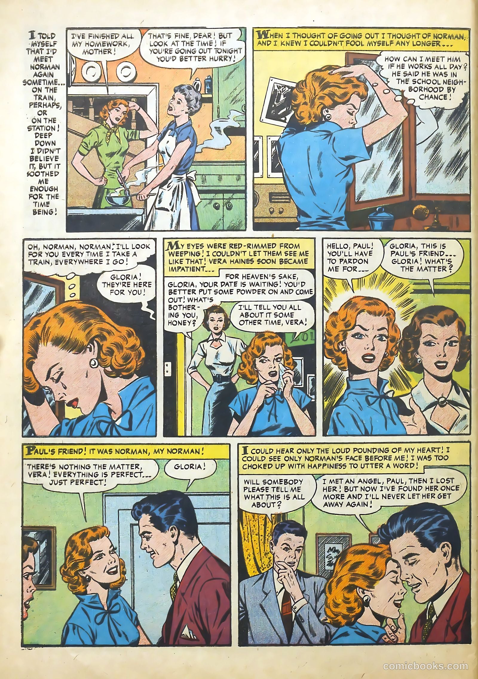 Exotic Romances #22 (1955) — page 32 of 36