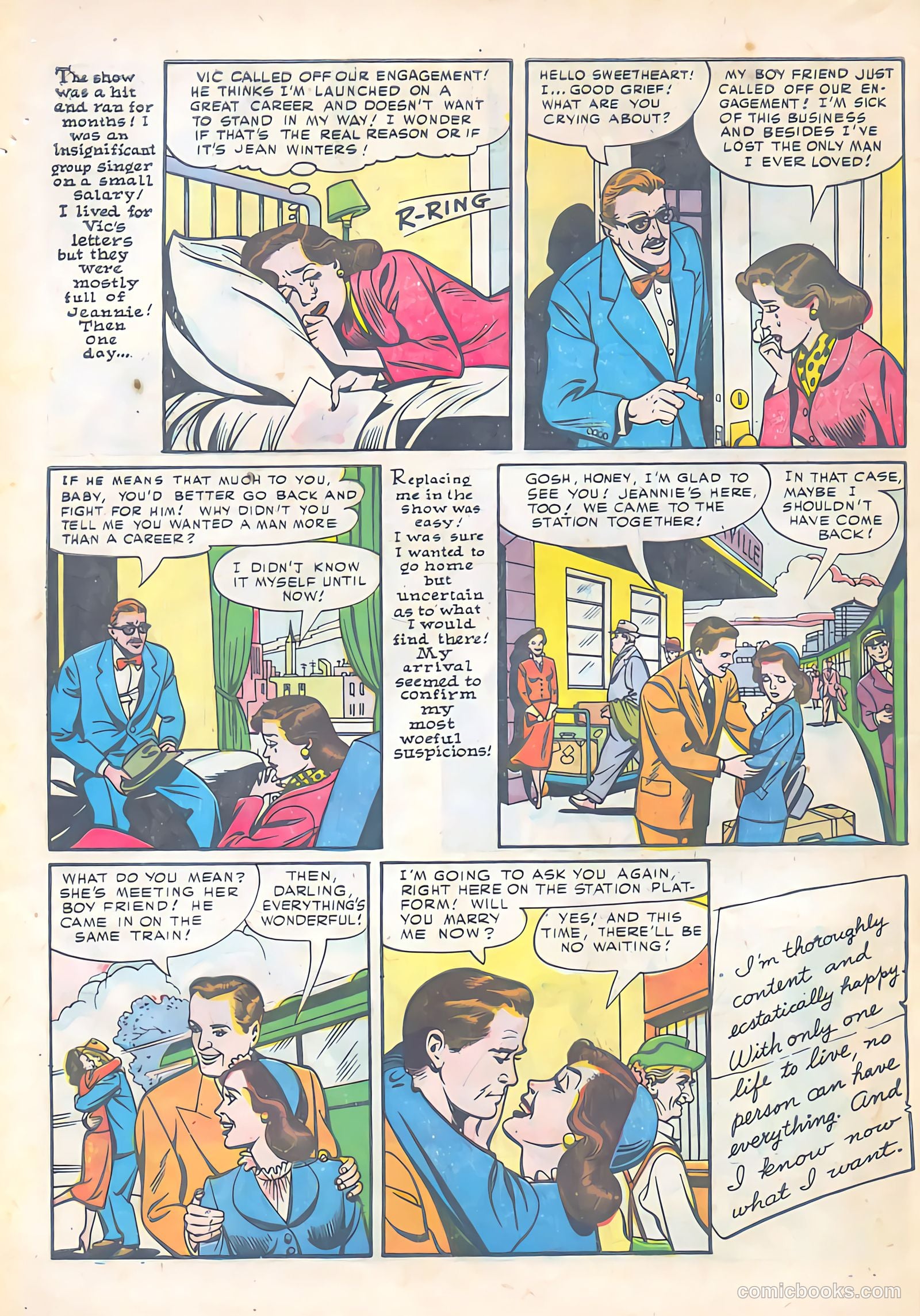 Exotic Romances #23 (1955) — page 32 of 36