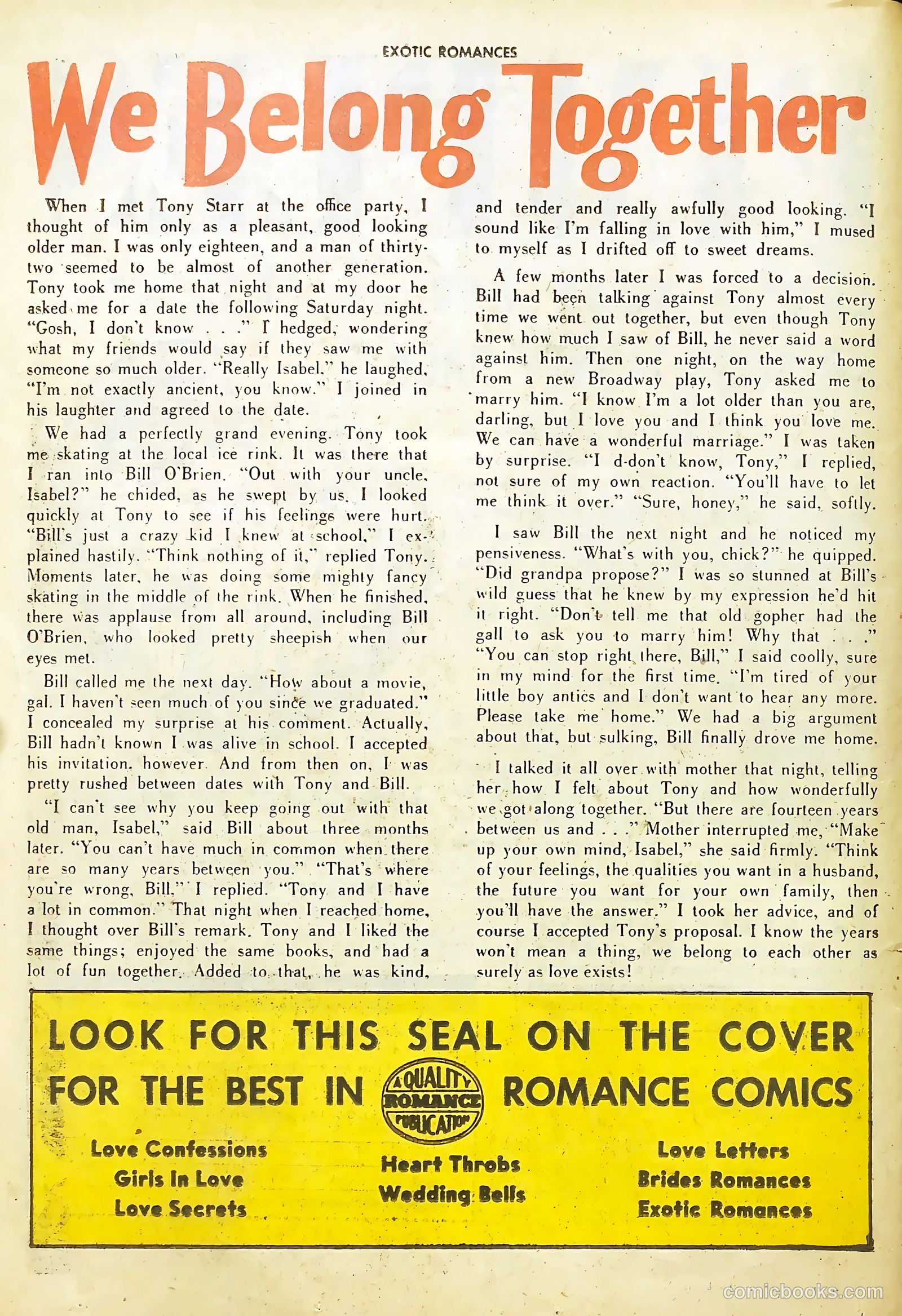 Exotic Romances #24 (1955) — page 26 of 36
