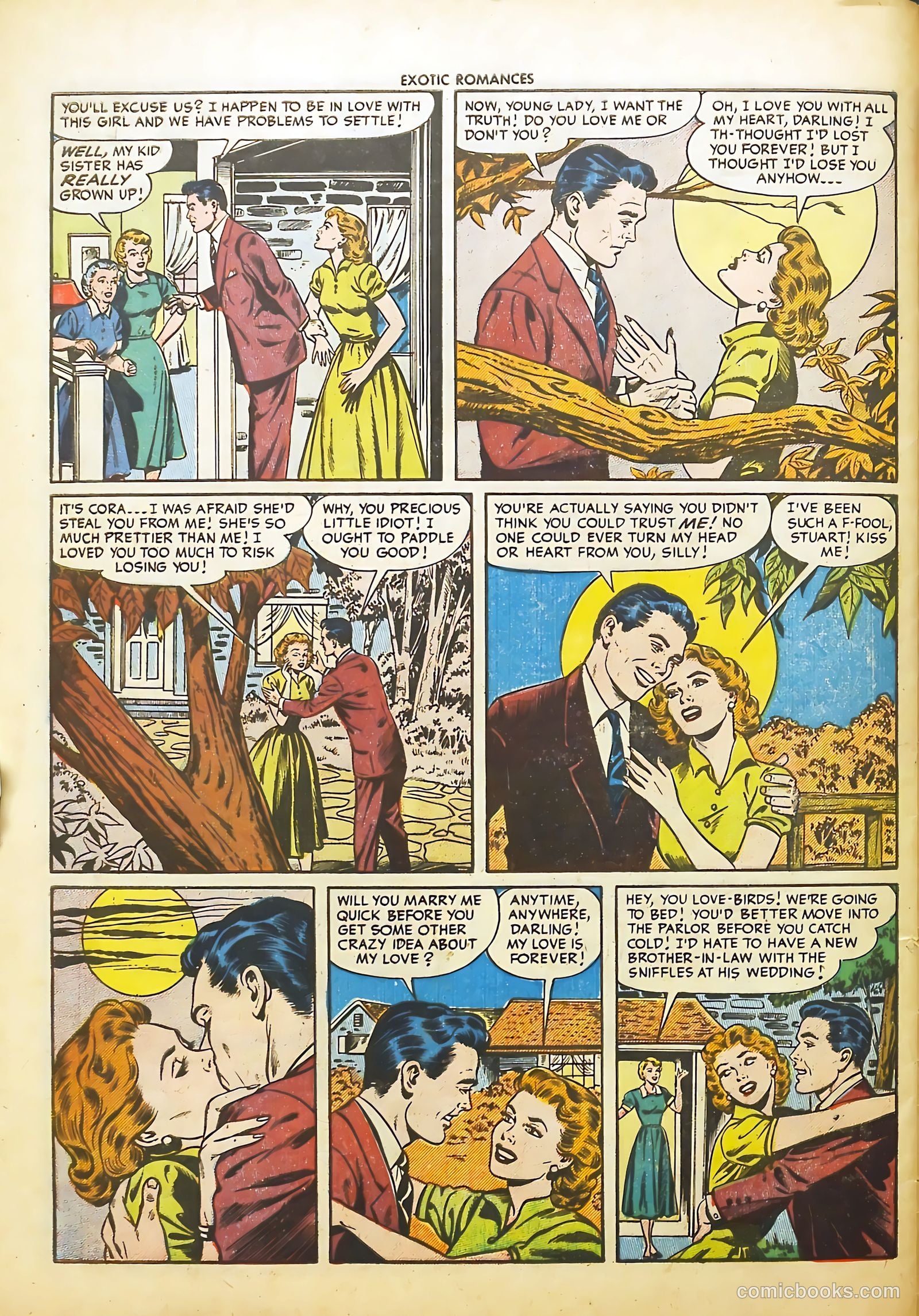 Exotic Romances #24 (1955) — page 32 of 36