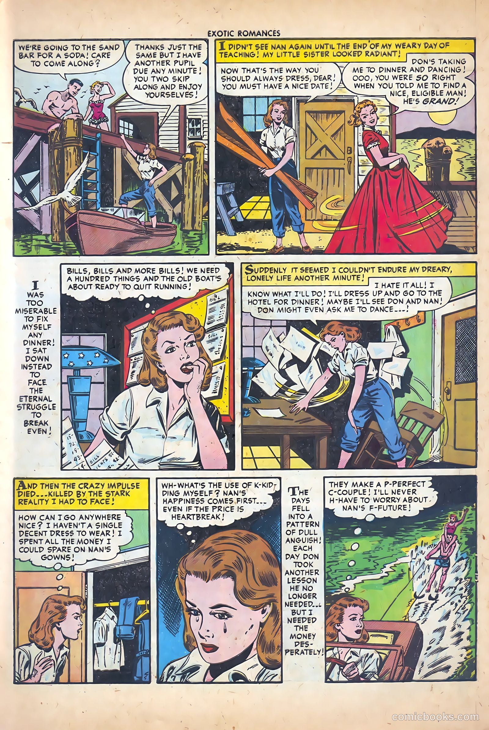 Exotic Romances #25 (1956) — page 9 of 36