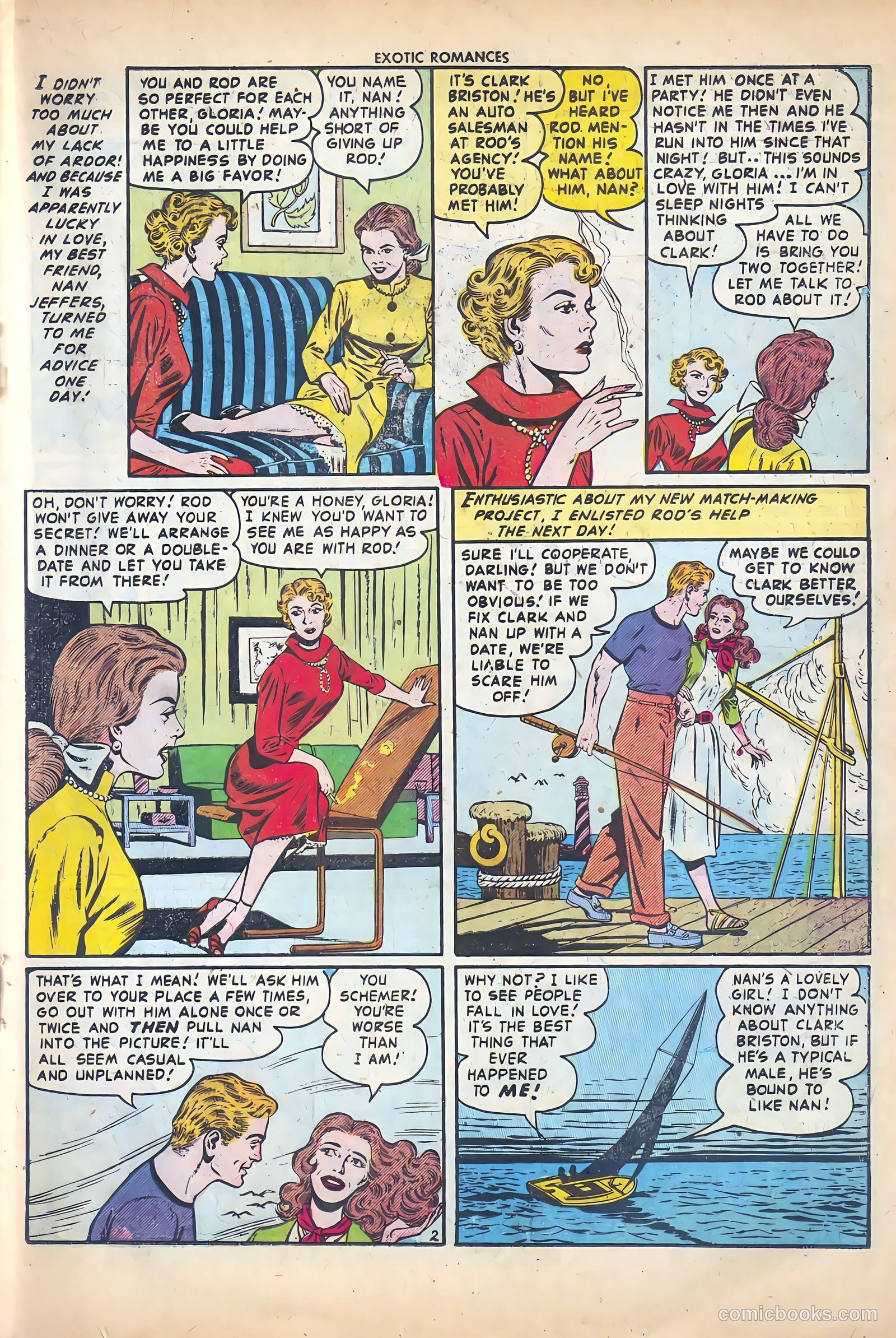 Exotic Romances #25 (1956) — page 19 of 36