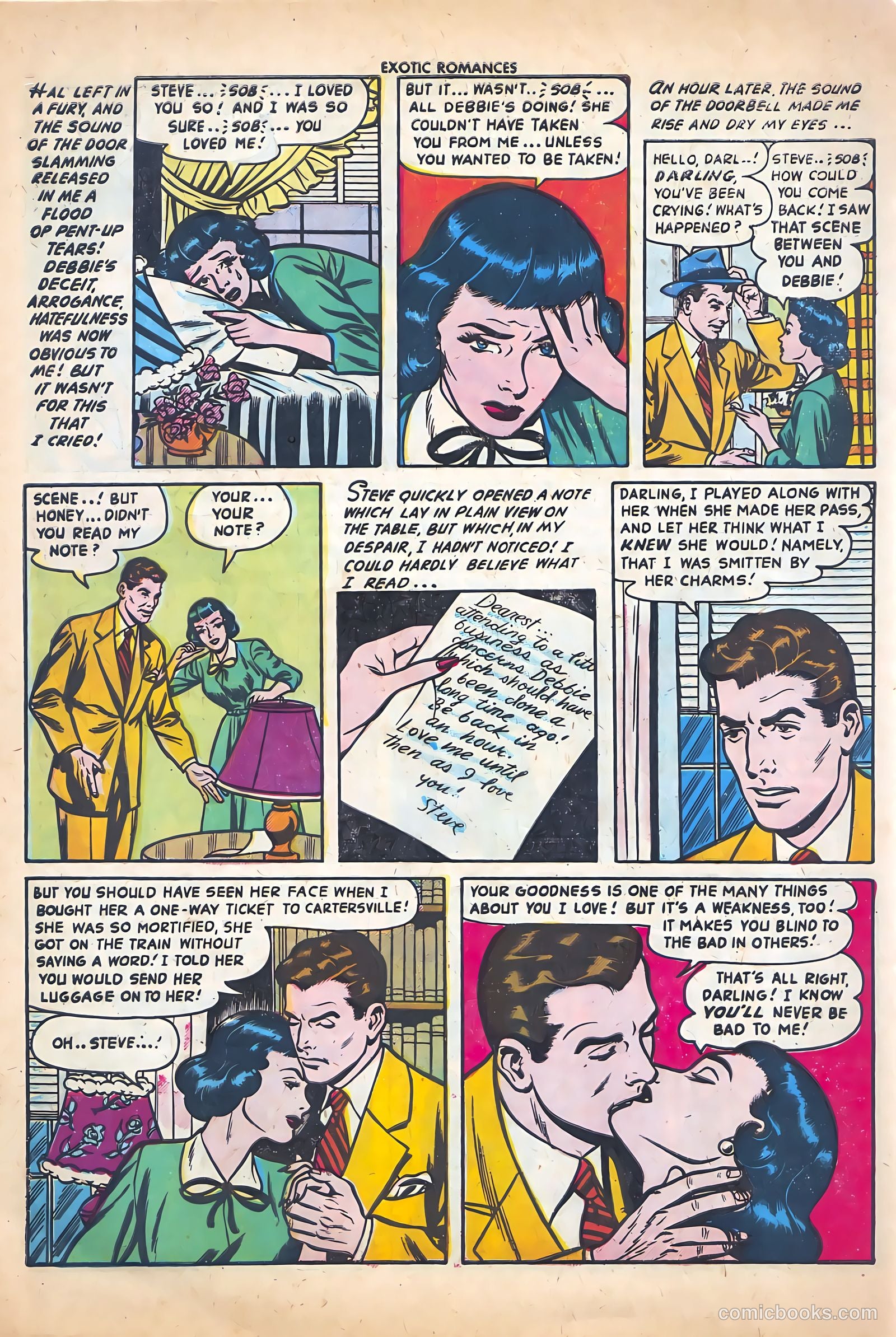 Exotic Romances #25 (1956) — page 32 of 36