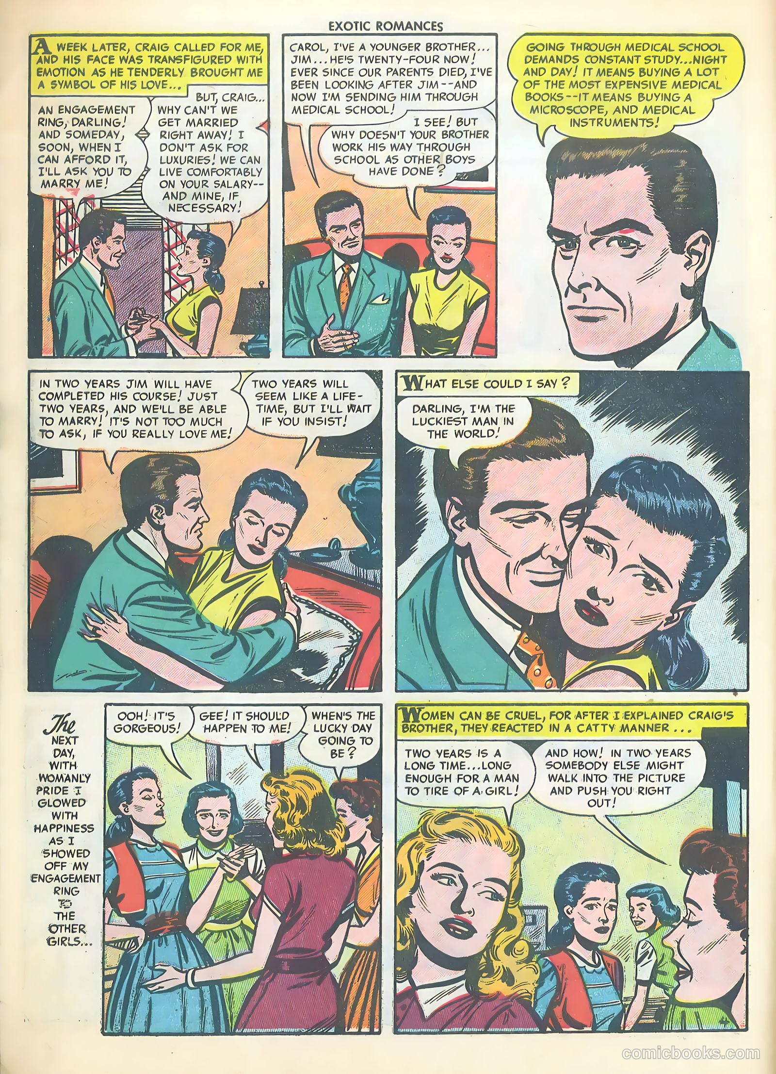 Exotic Romances #26 (1956) — page 6 of 36