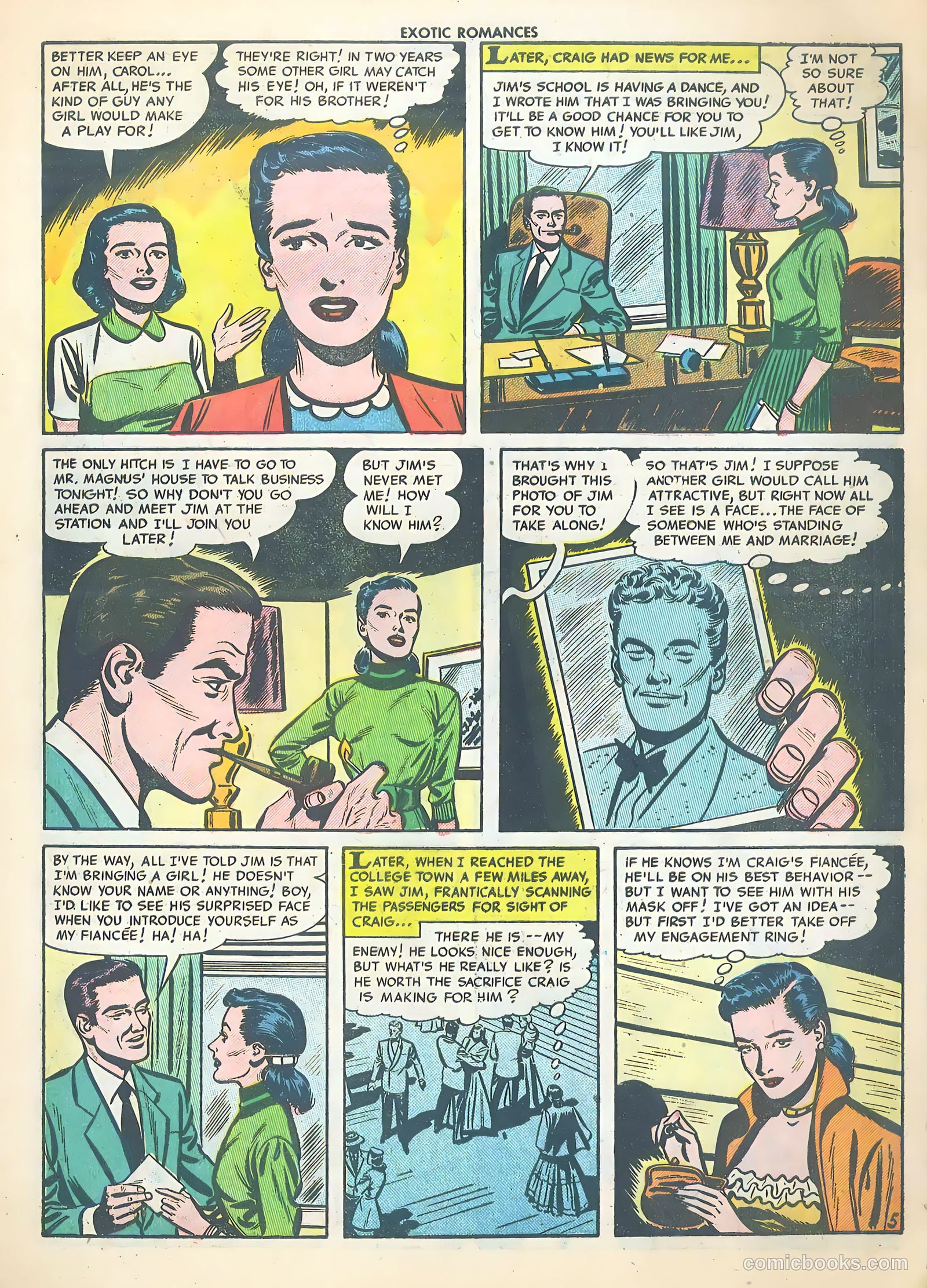 Exotic Romances #26 (1956) — page 7 of 36
