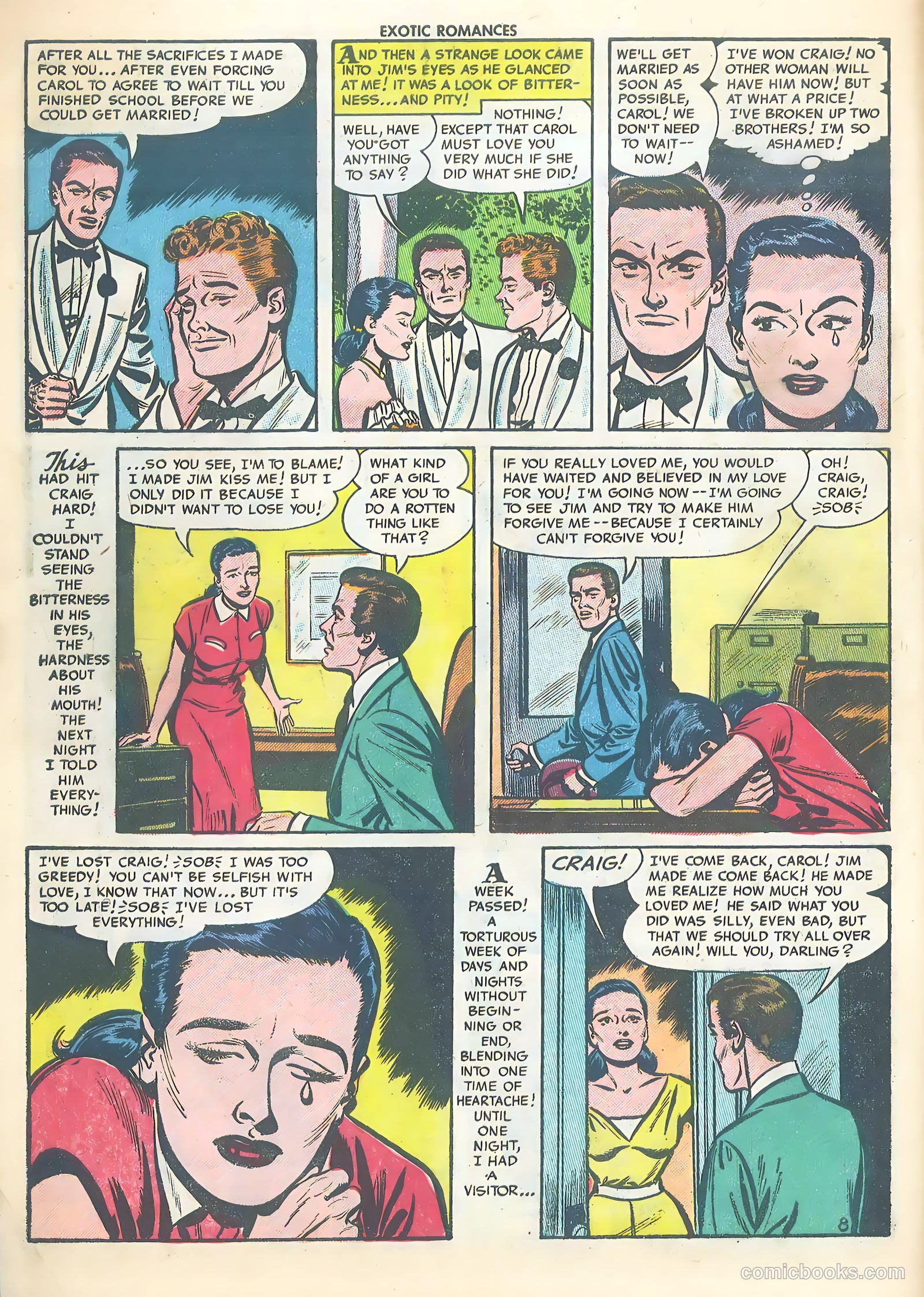 Exotic Romances #26 (1956) — page 10 of 36