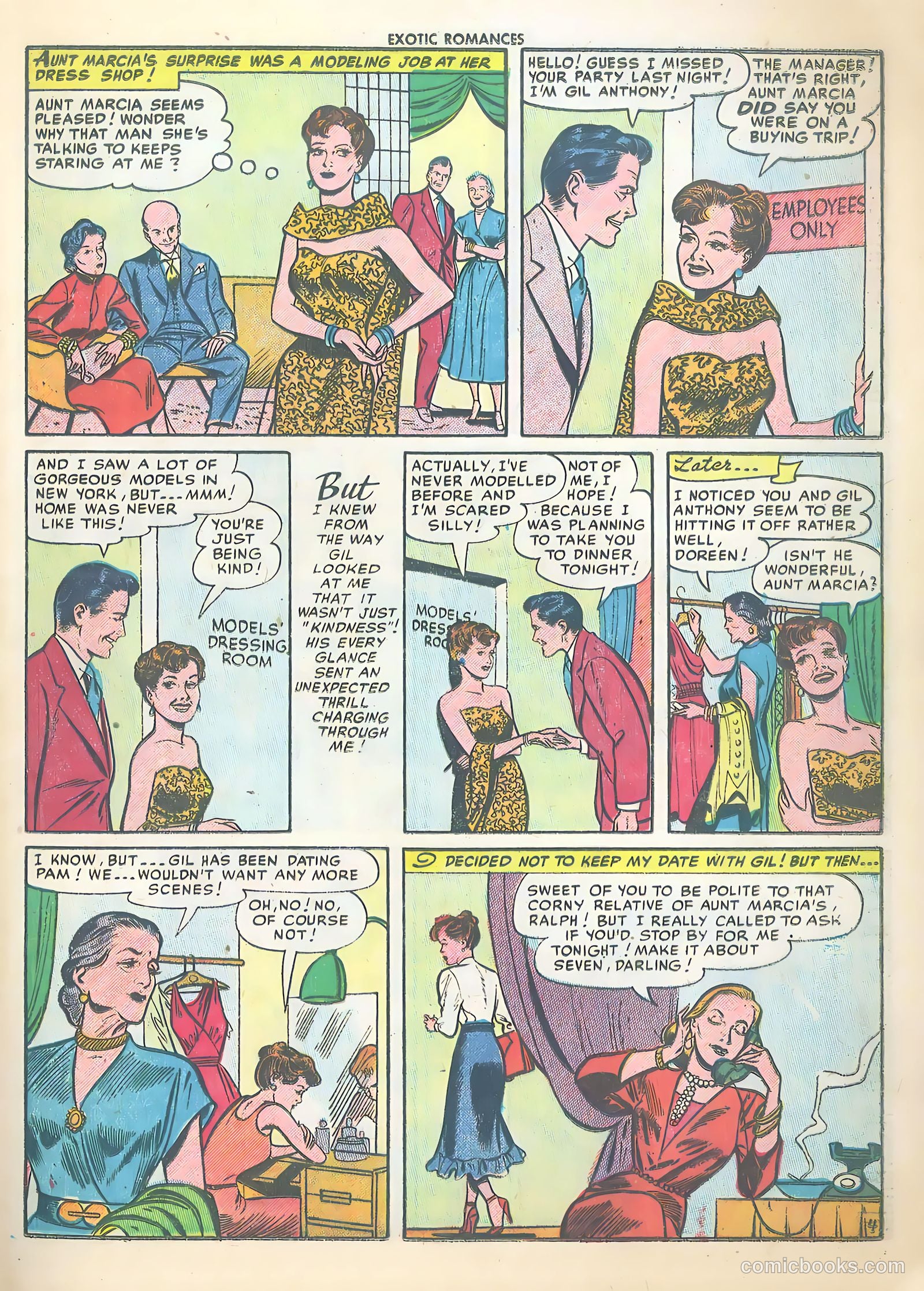 Exotic Romances #26 (1956) — page 21 of 36