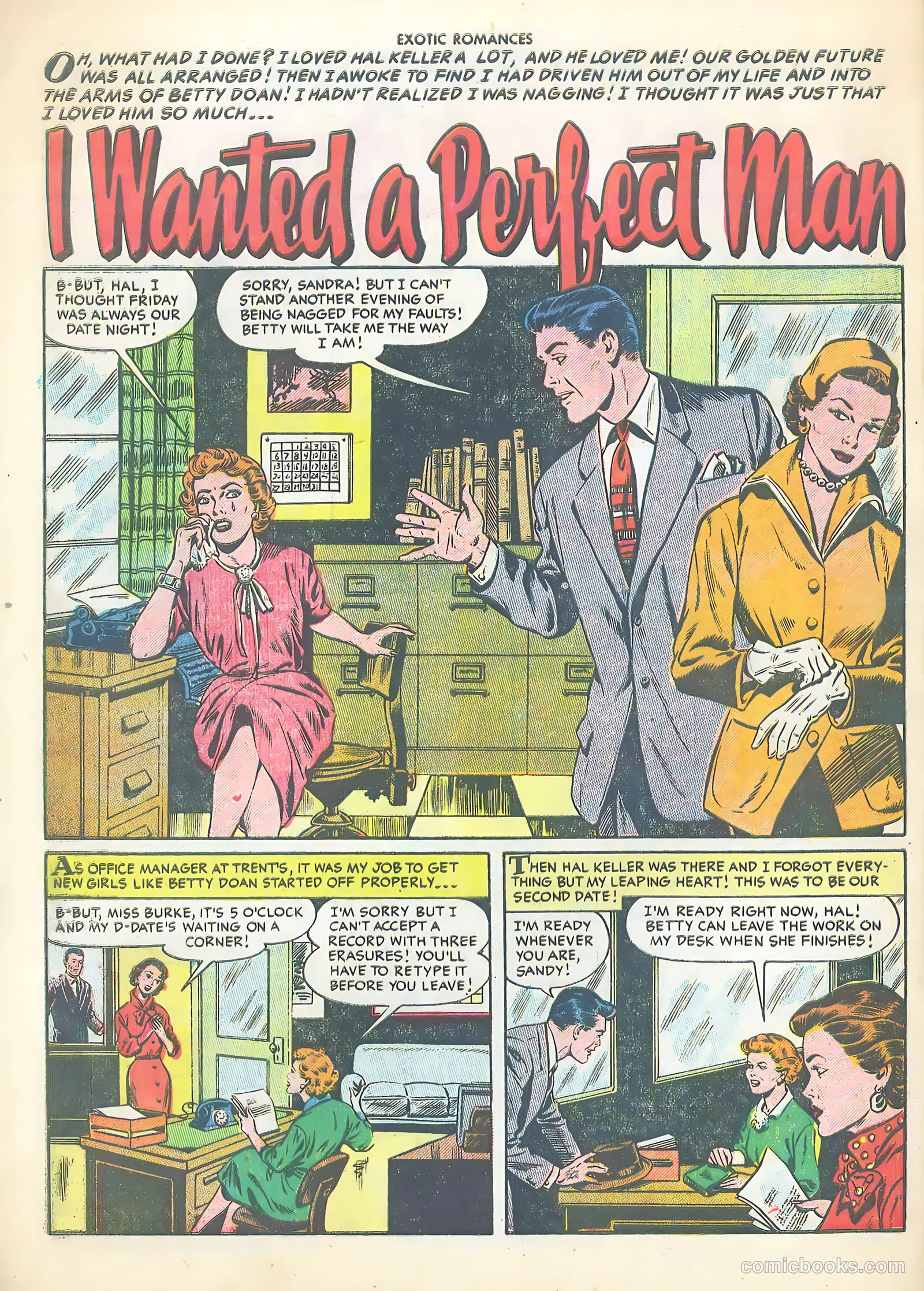 Exotic Romances #26 (1956) — page 28 of 36