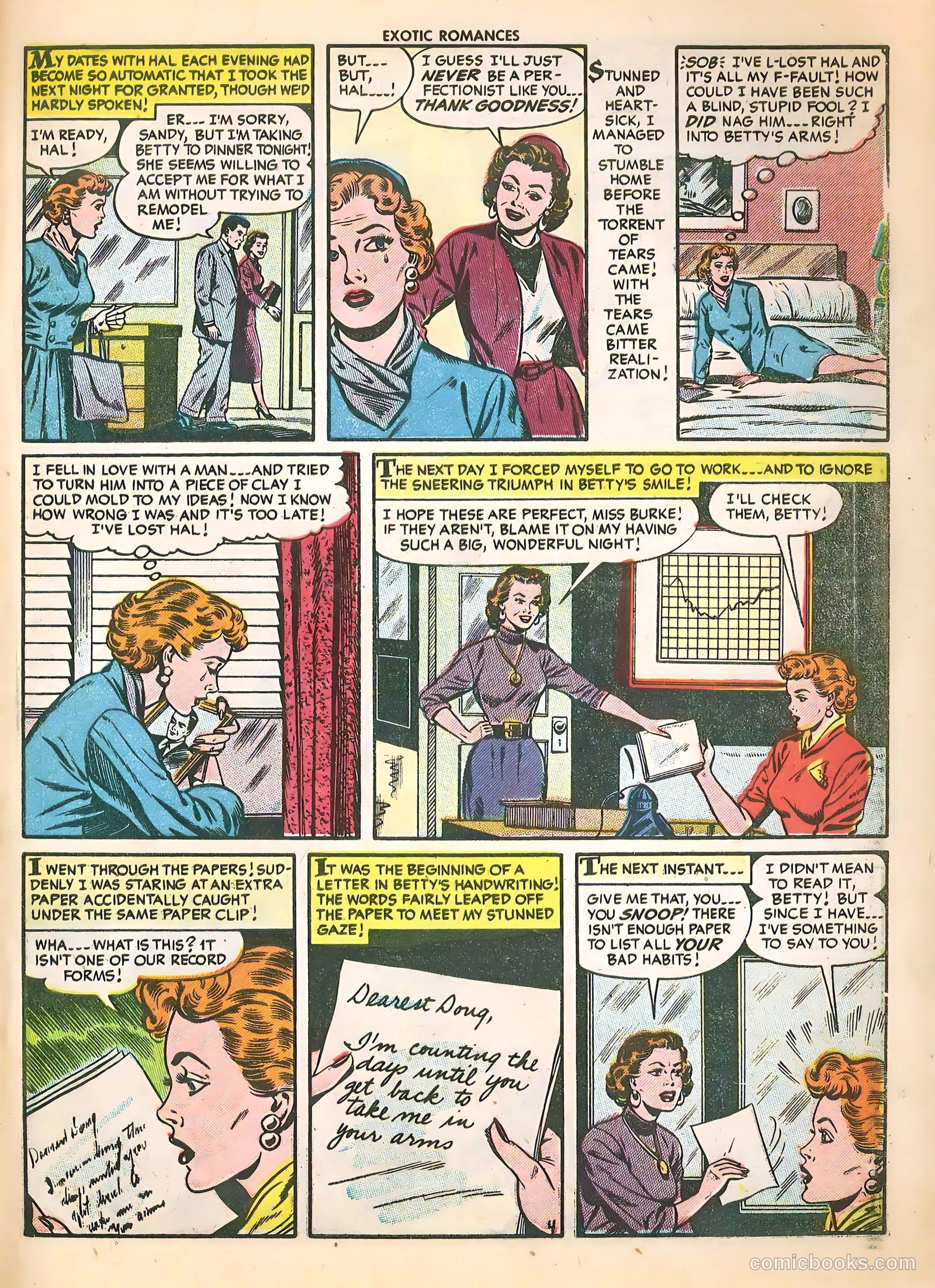 Exotic Romances #26 (1956) — page 31 of 36