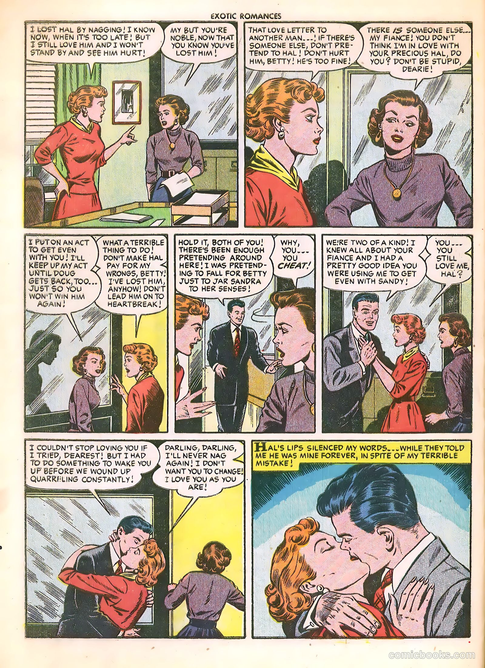 Exotic Romances #26 (1956) — page 32 of 36