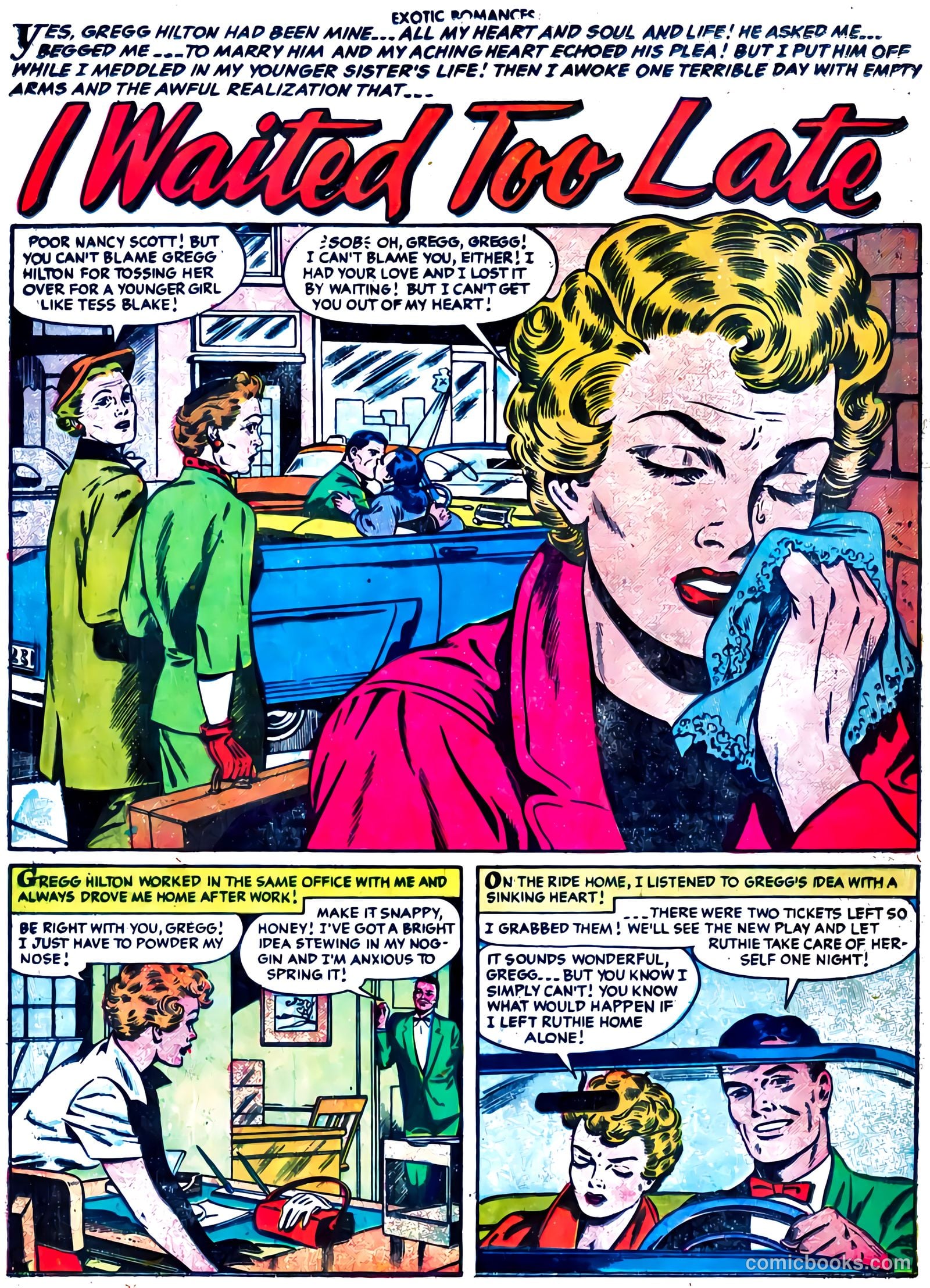 Exotic Romances #27 (1956) — page 11 of 33