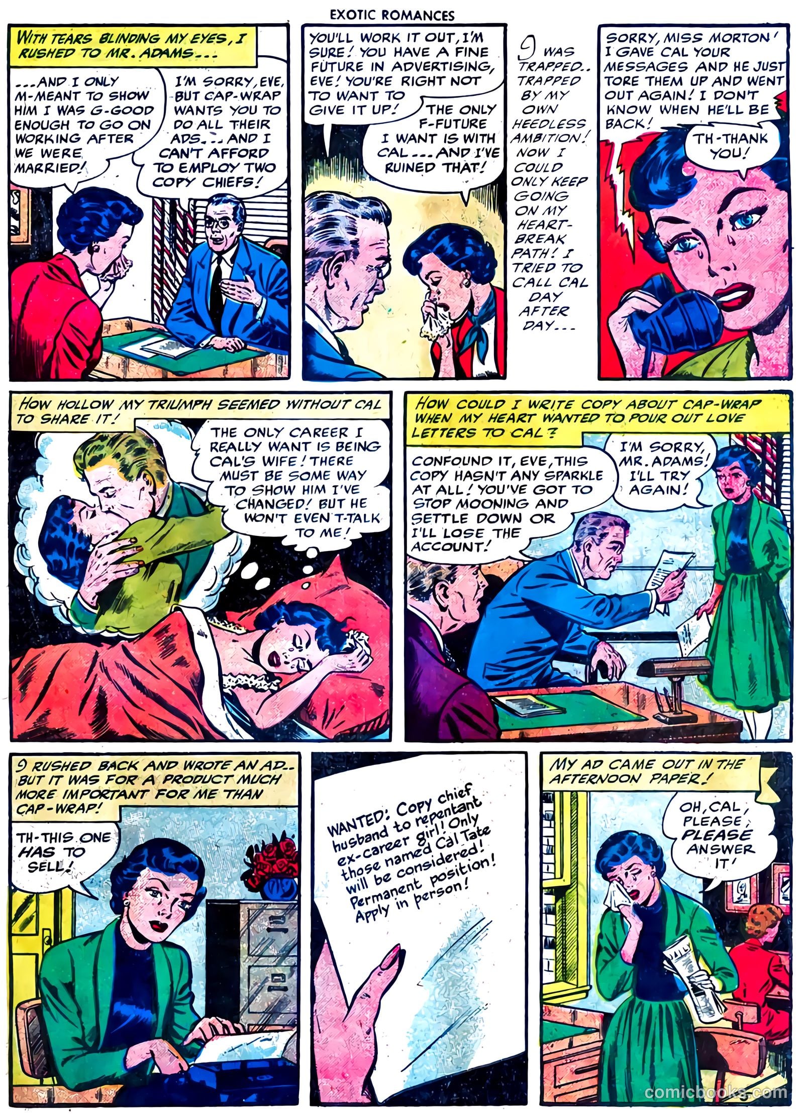 Exotic Romances #27 (1956) — page 30 of 33