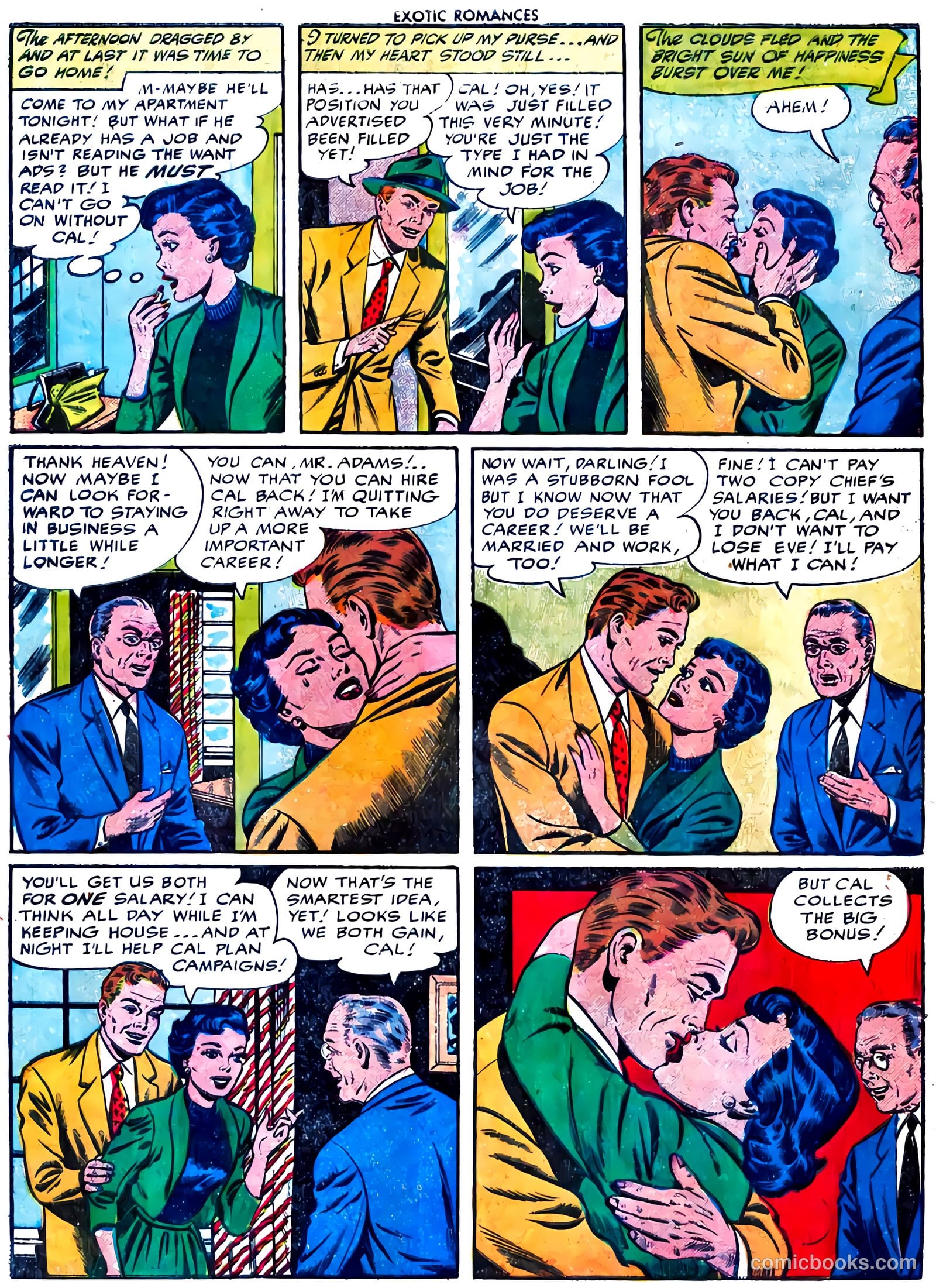 Exotic Romances #27 (1956) — page 31 of 33