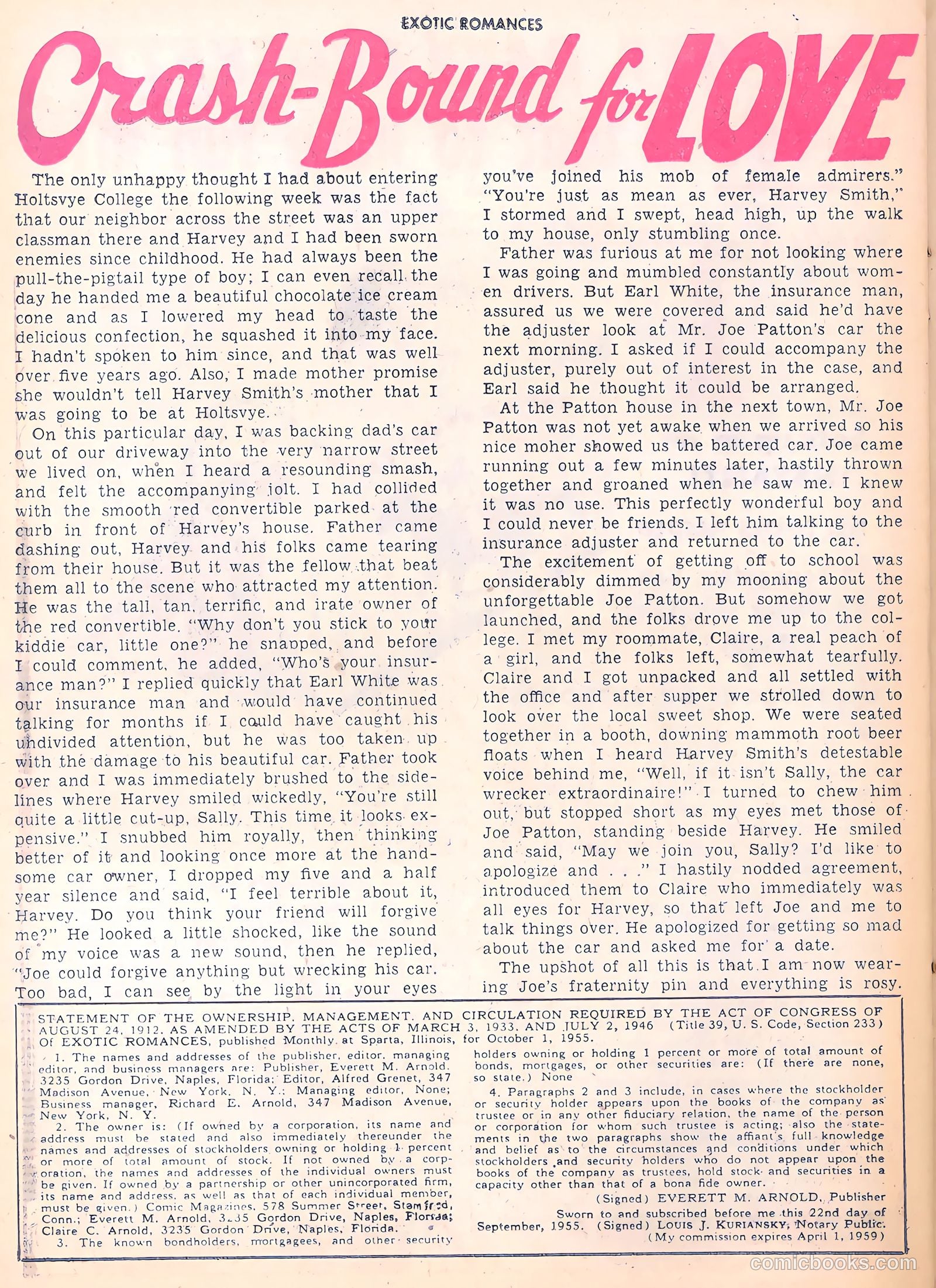 Exotic Romances #28 (1956) — page 26 of 36