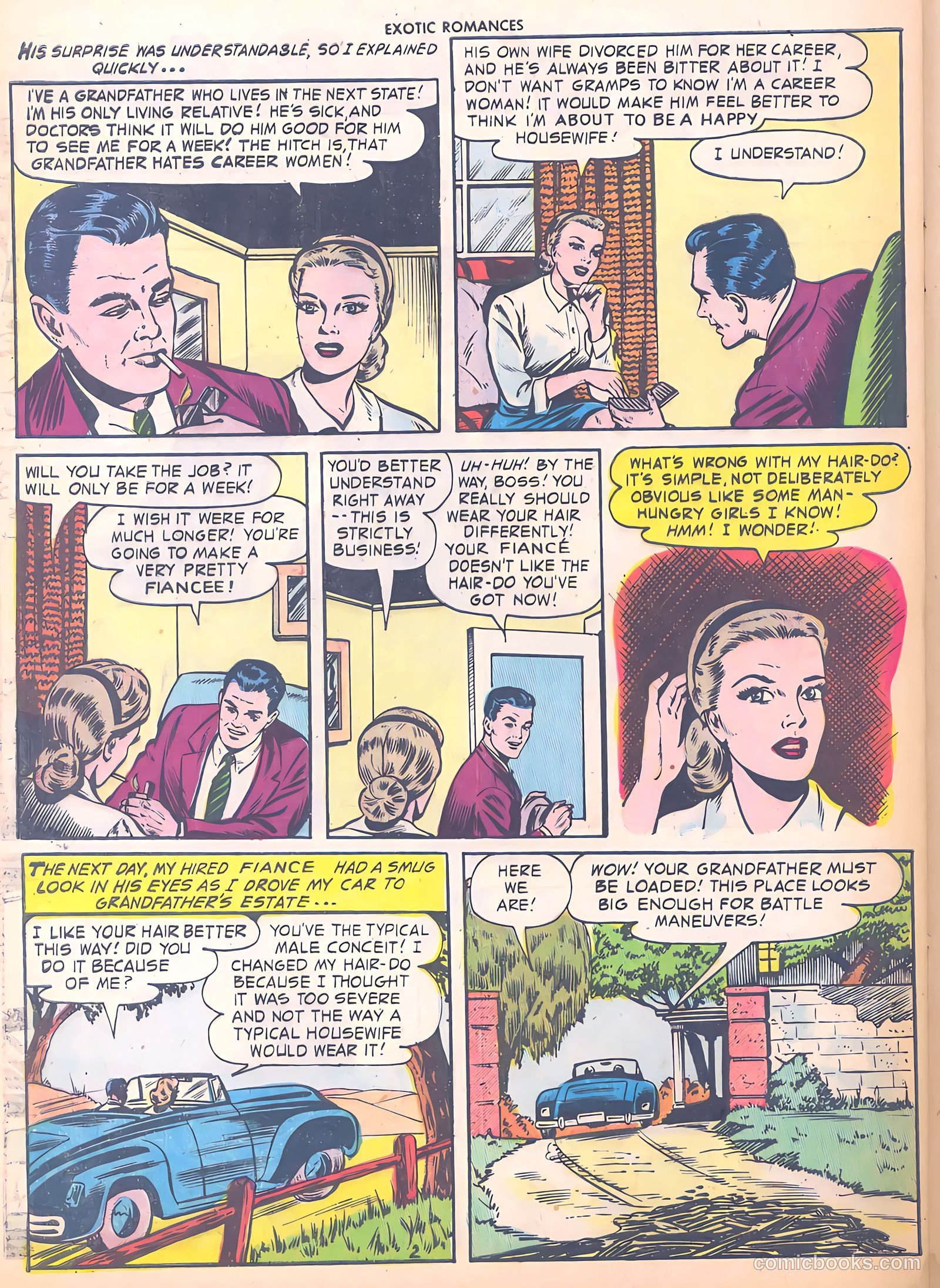 Exotic Romances #28 (1956) — page 28 of 36