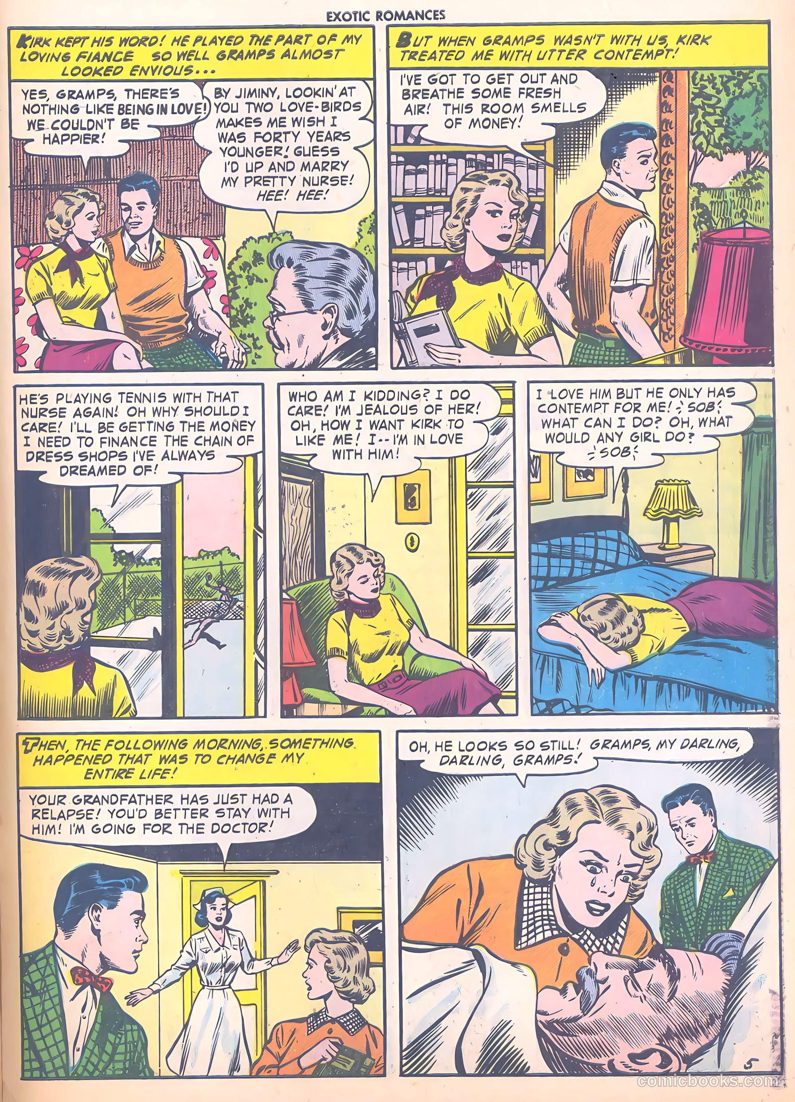 Exotic Romances #28 (1956) — page 31 of 36