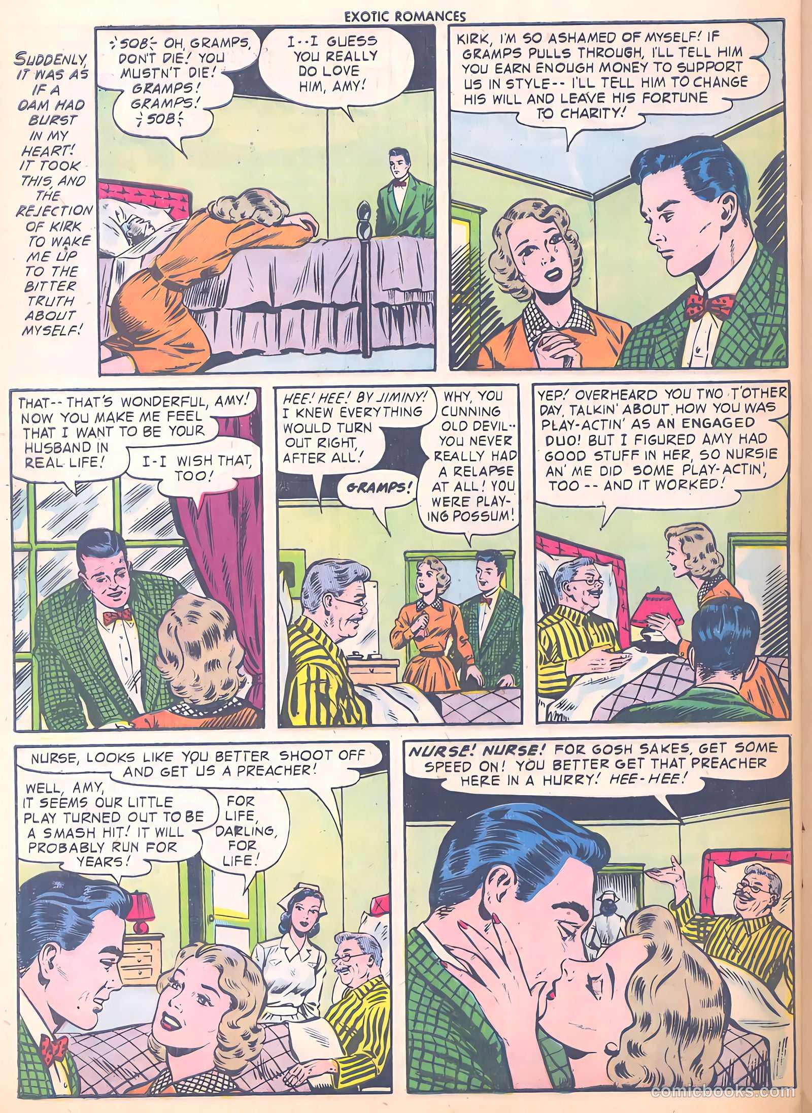Exotic Romances #28 (1956) — page 32 of 36