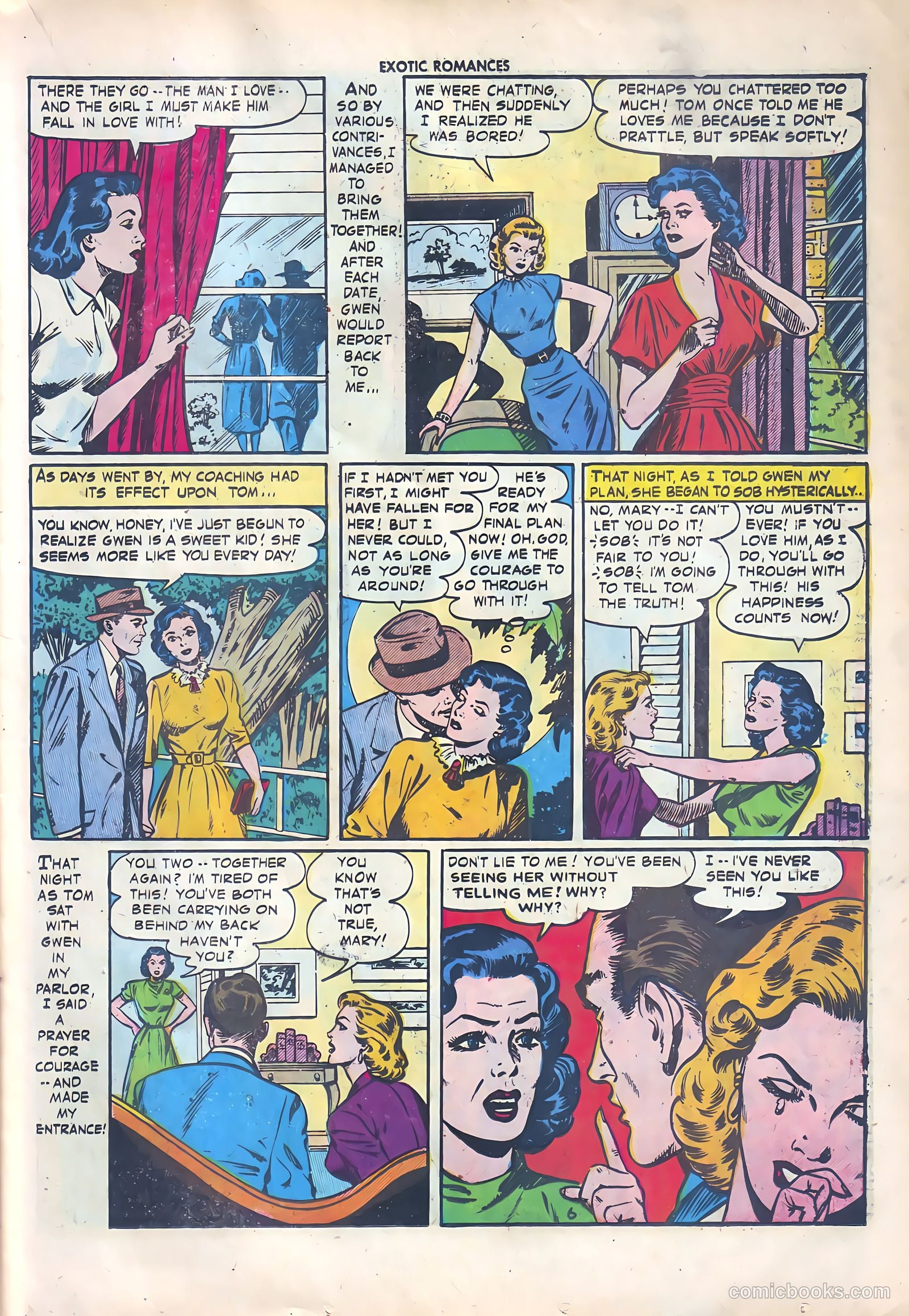 Exotic Romances #29 (1956) — page 23 of 36