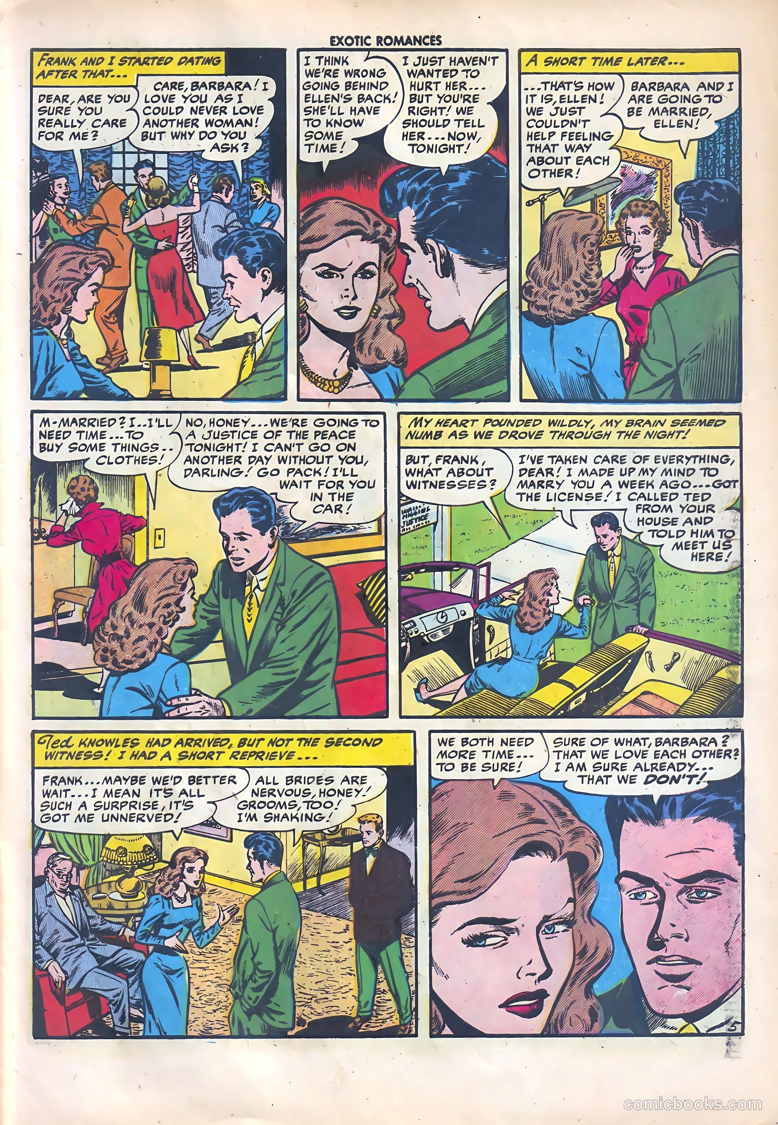 Exotic Romances #29 (1956) — page 31 of 36