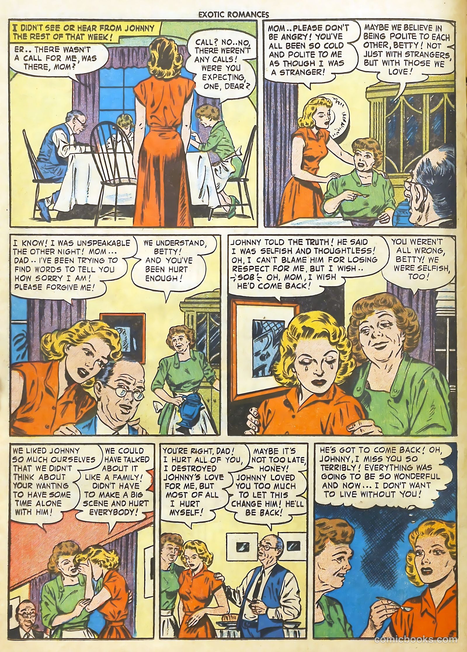 Exotic Romances #30 (1956) — page 16 of 36