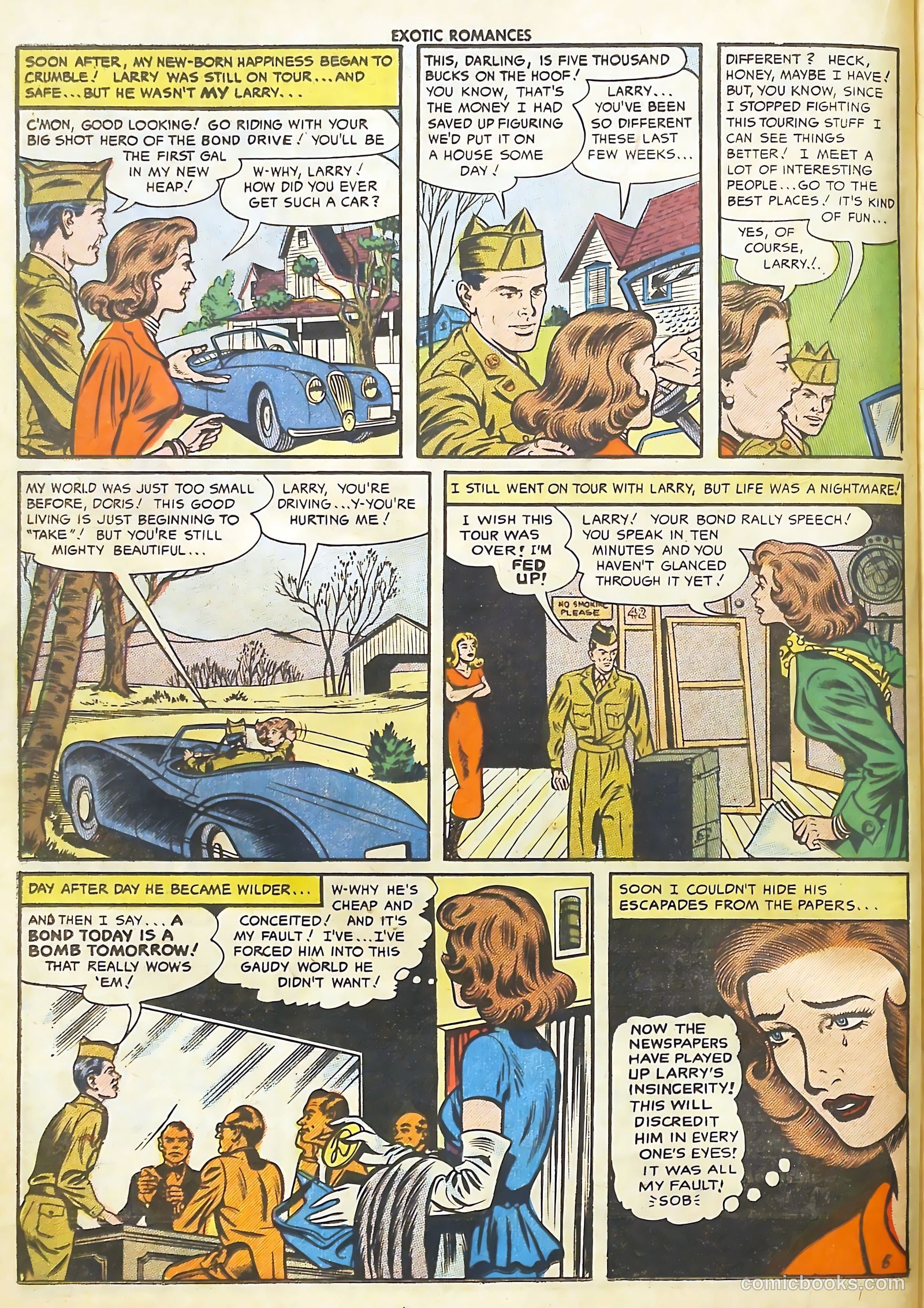 Exotic Romances #30 (1956) — page 22 of 36