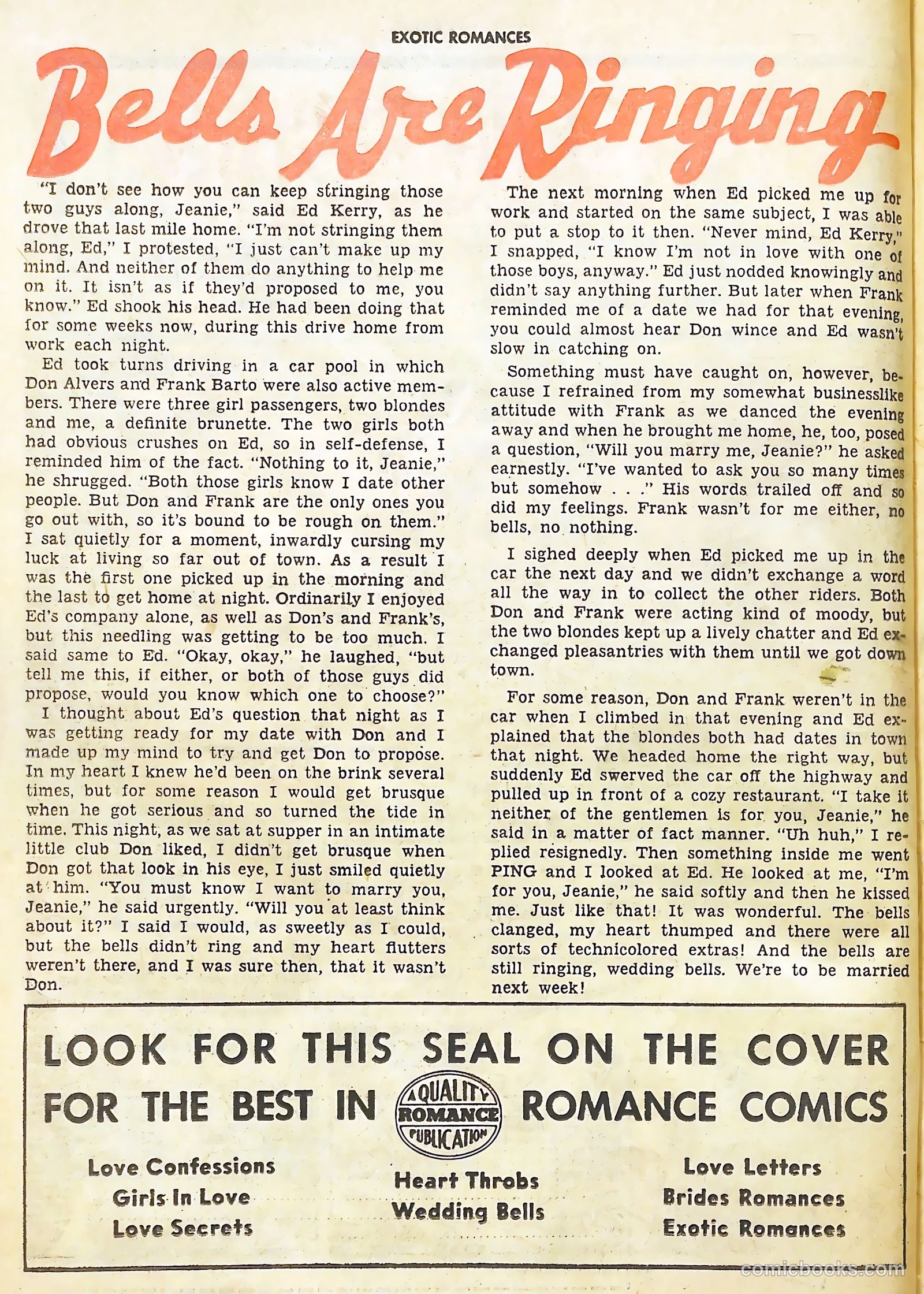 Exotic Romances #30 (1956) — page 26 of 36