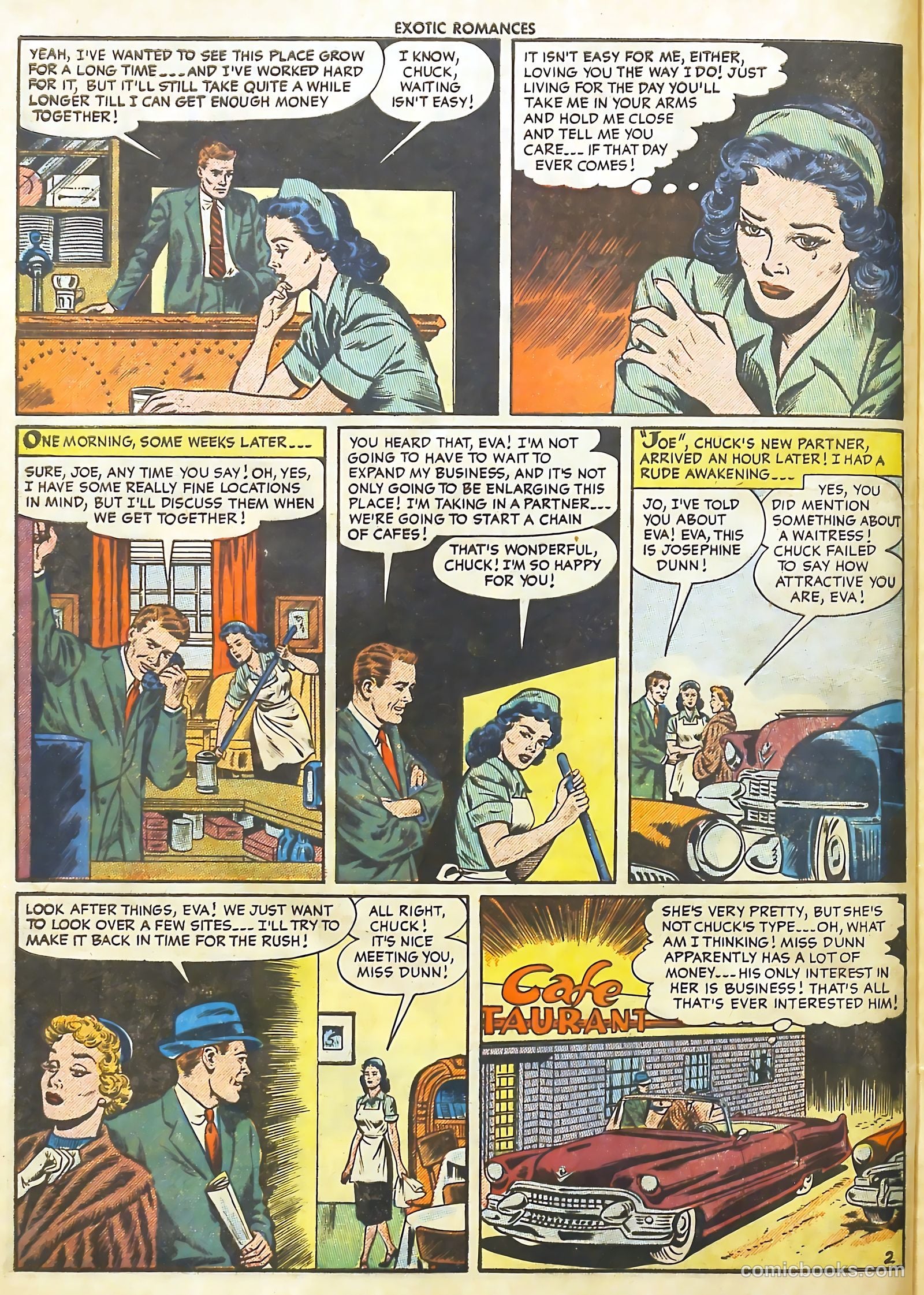 Exotic Romances #30 (1956) — page 28 of 36