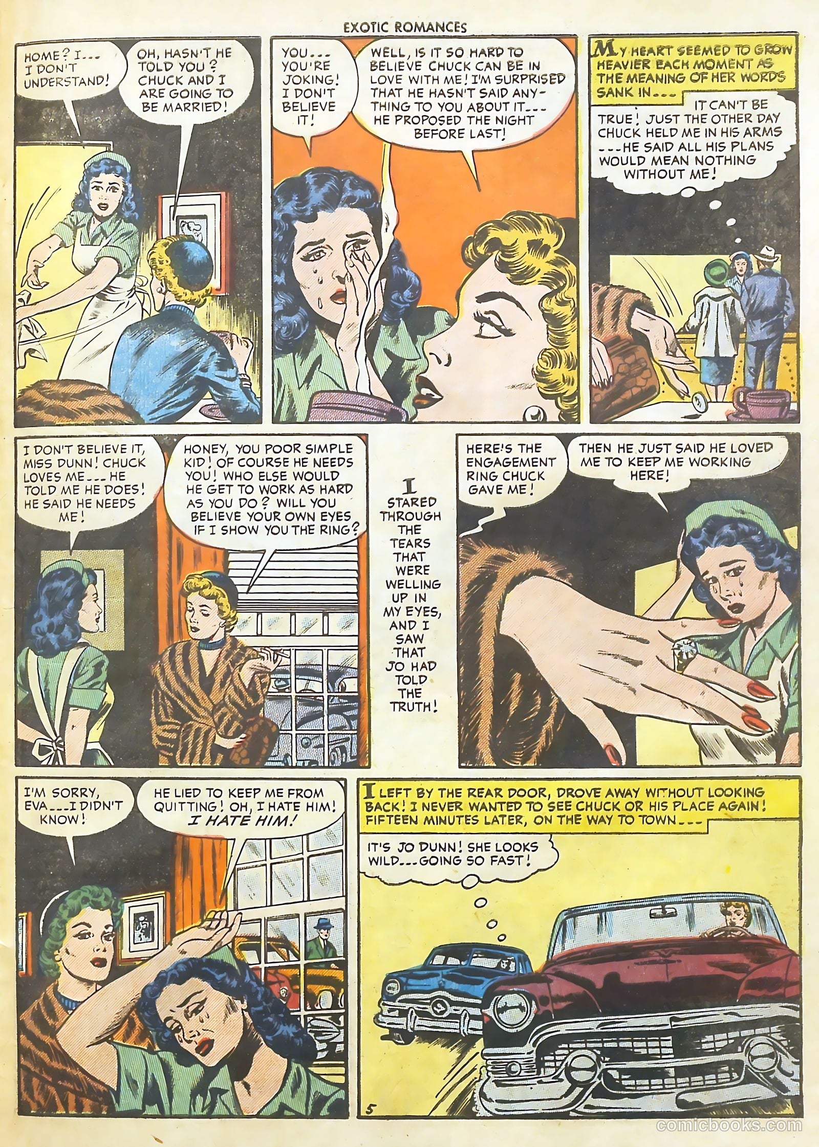 Exotic Romances #30 (1956) — page 31 of 36