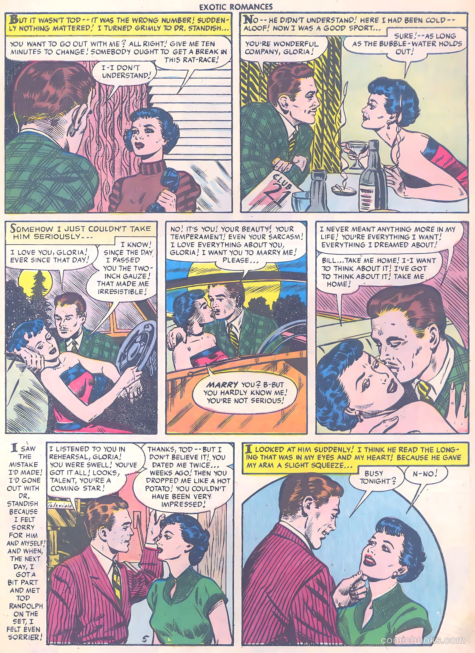 Exotic Romances #31 (1956) — page 7 of 36