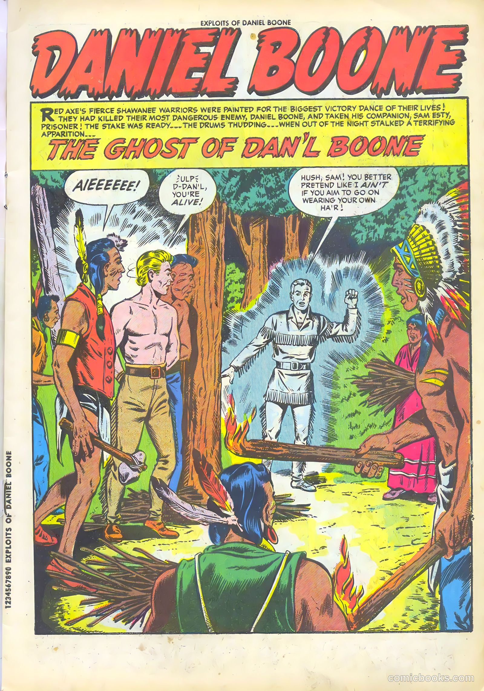 Exploits of Daniel Boone #2 (1956) — page 3 of 36