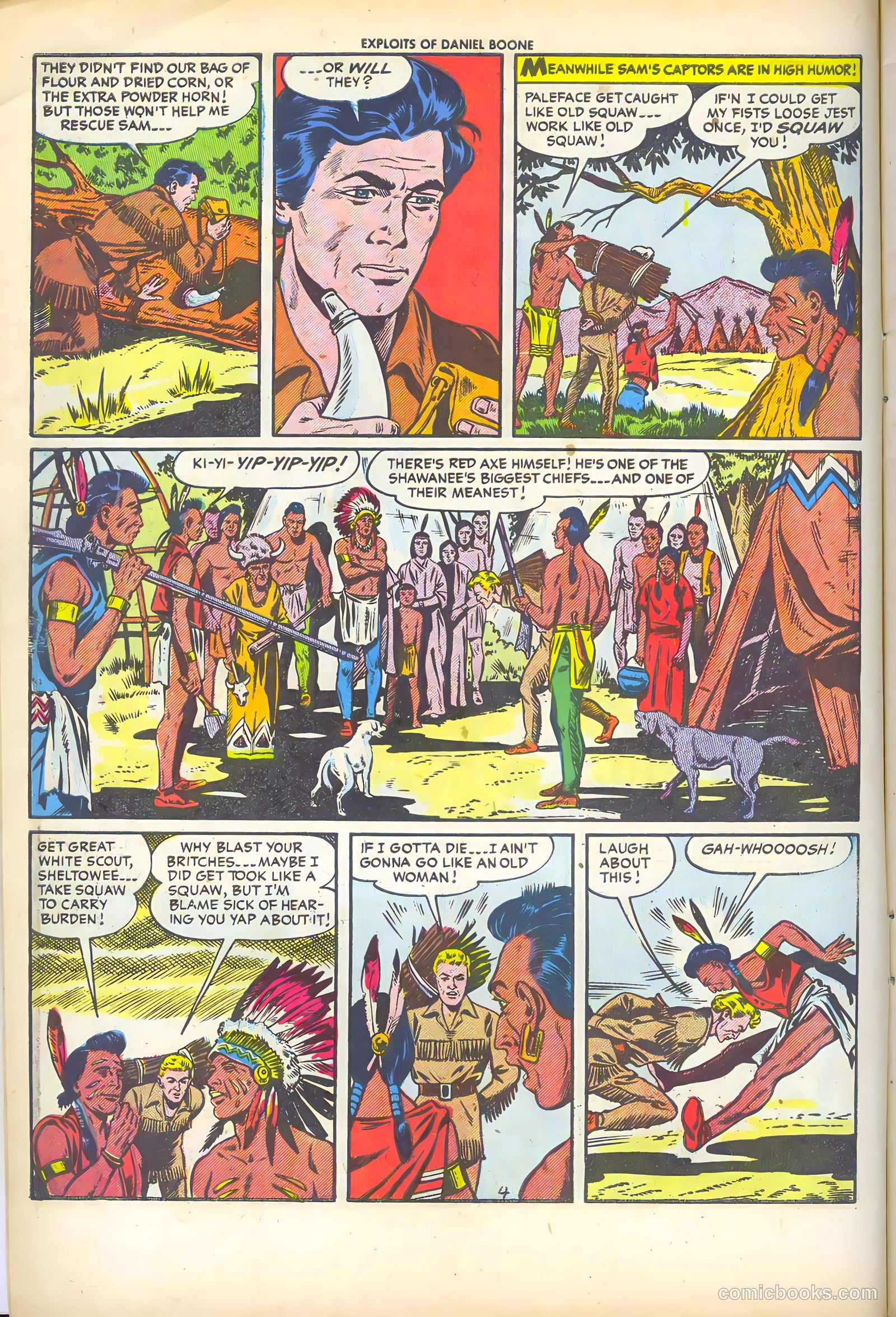 Exploits of Daniel Boone #2 (1956) — page 6 of 36