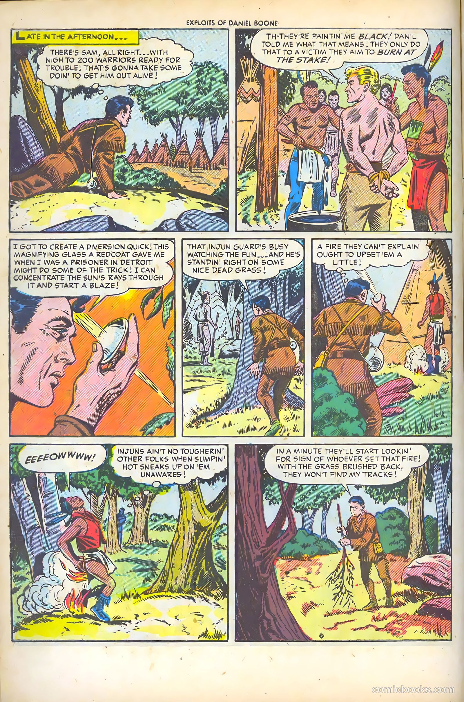 Exploits of Daniel Boone #2 (1956) — page 8 of 36