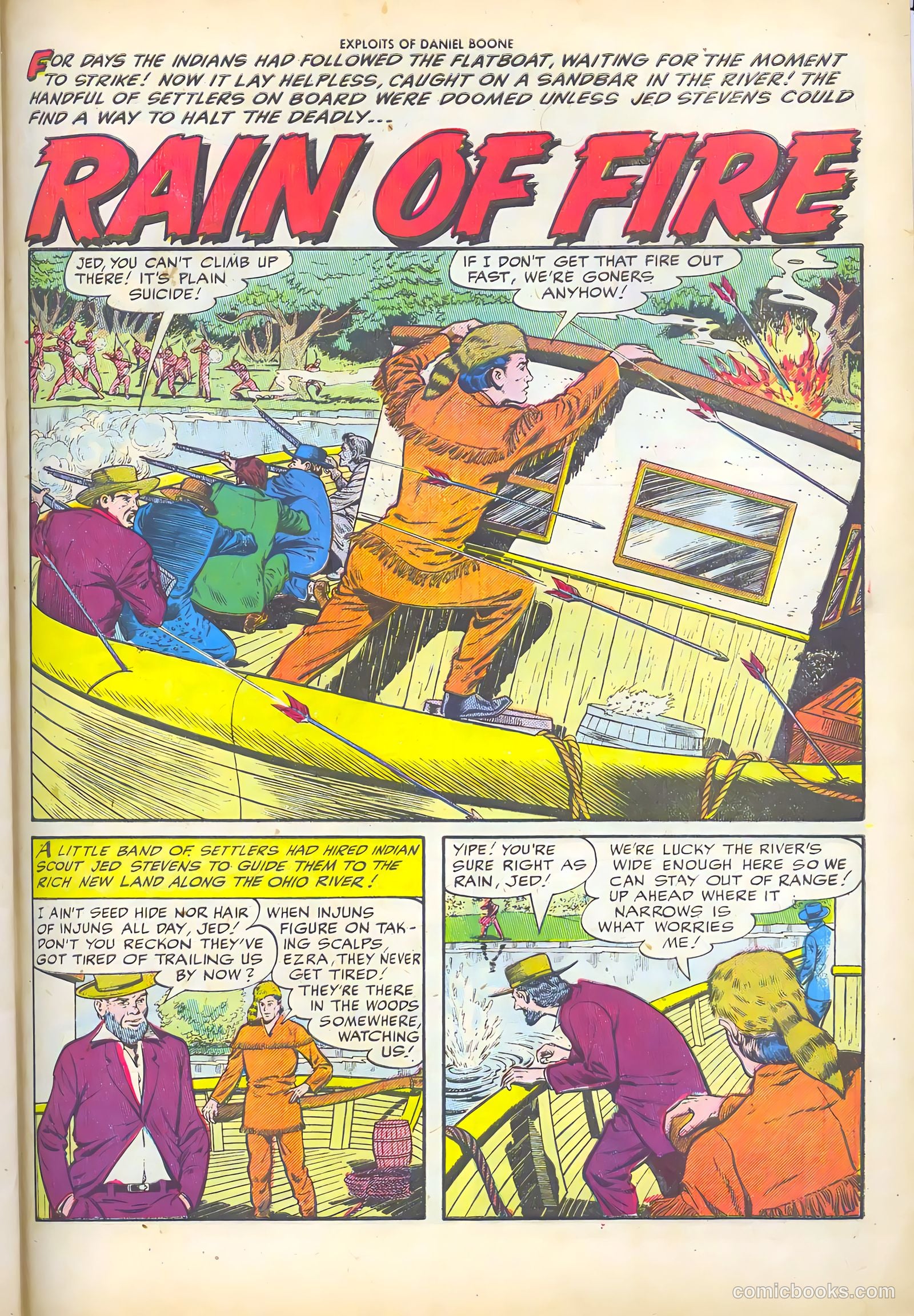 Exploits of Daniel Boone #2 (1956) — page 29 of 36