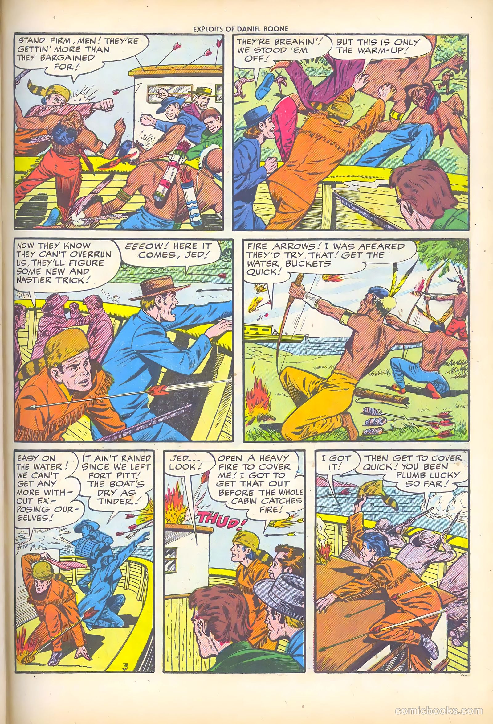 Exploits of Daniel Boone #2 (1956) — page 31 of 36