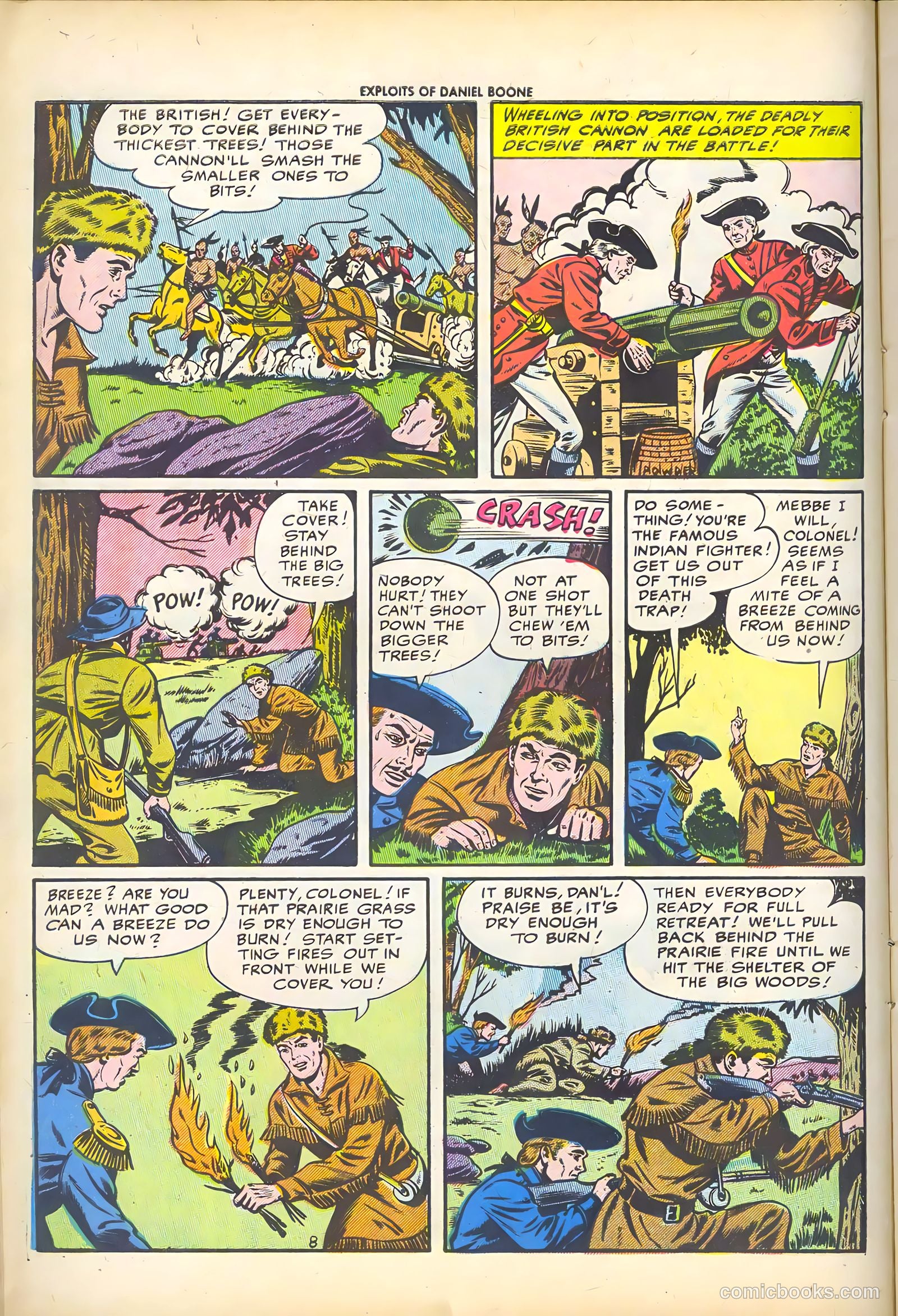 Exploits of Daniel Boone #3 (1956) — page 10 of 37