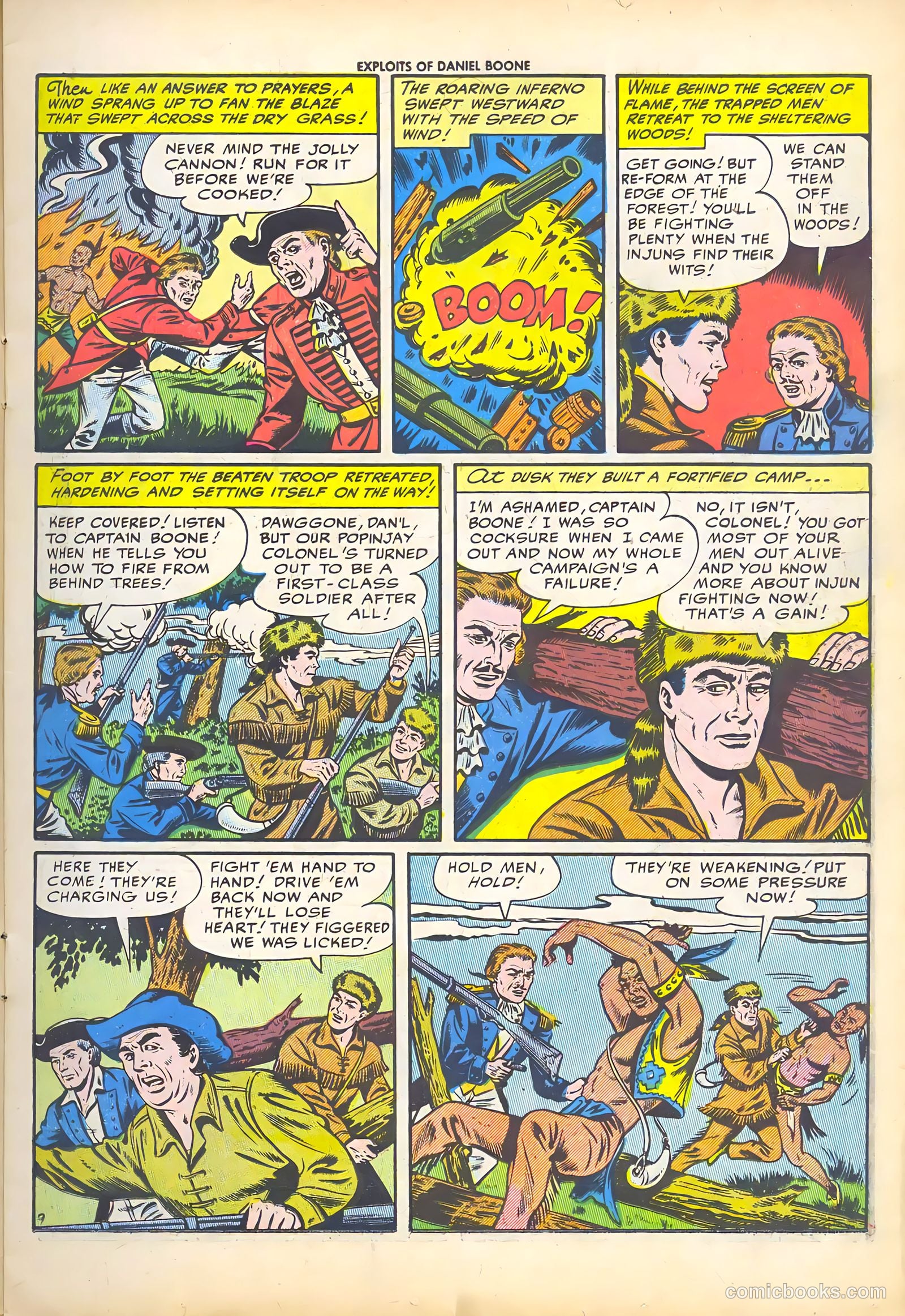 Exploits of Daniel Boone #3 (1956) — page 11 of 37