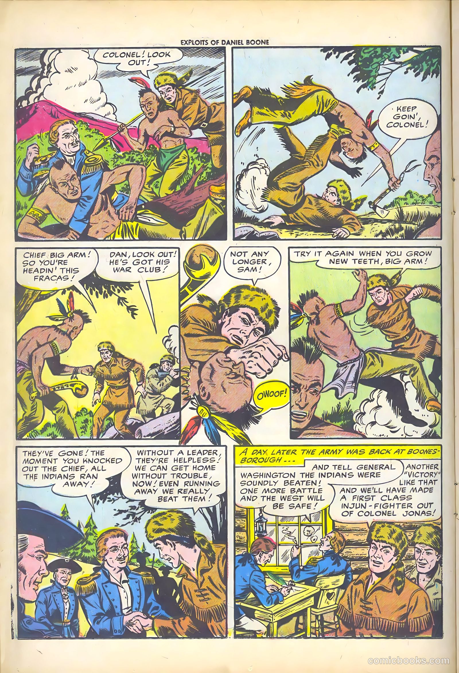 Exploits of Daniel Boone #3 (1956) — page 12 of 37