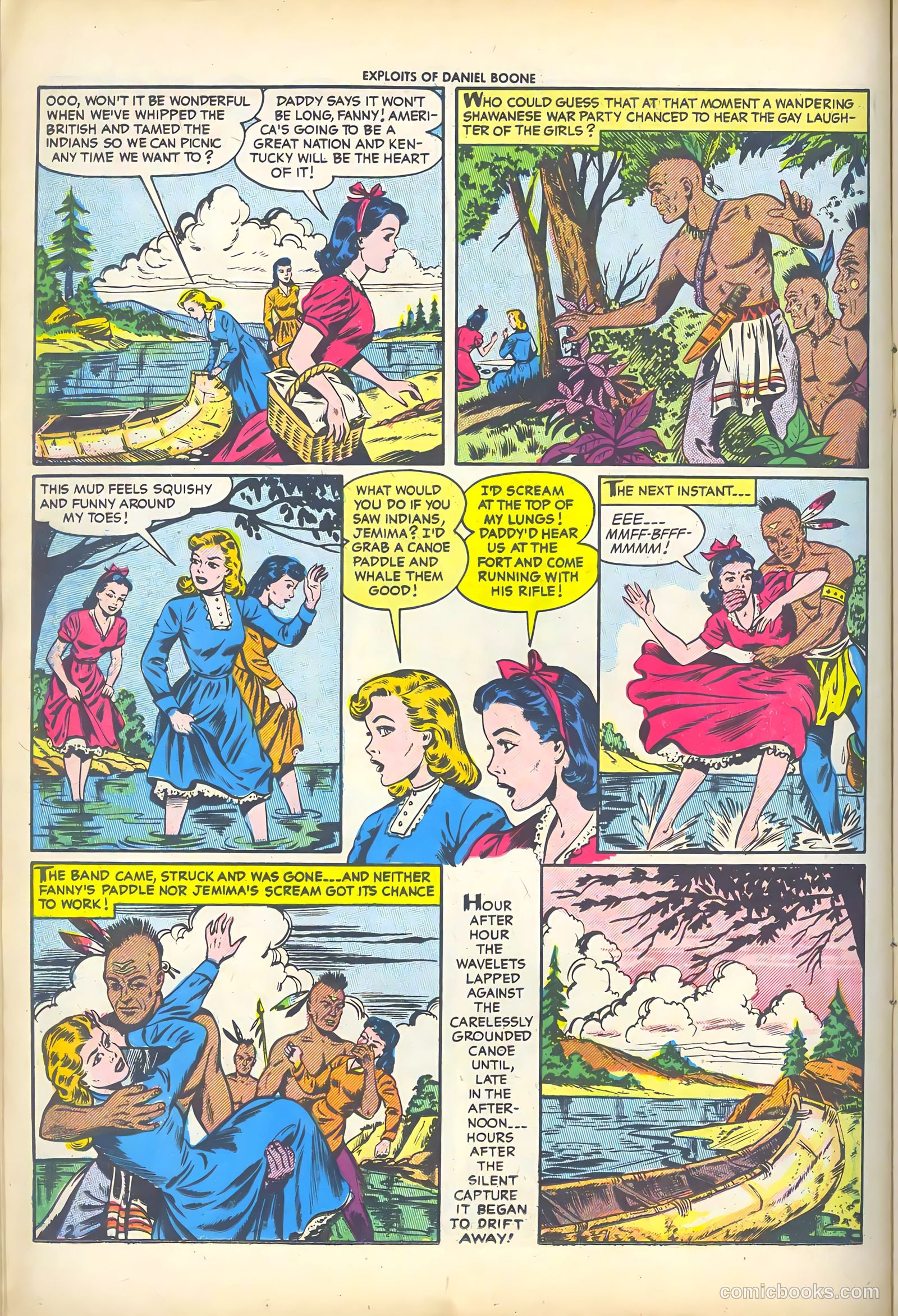 Exploits of Daniel Boone #3 (1956) — page 14 of 37