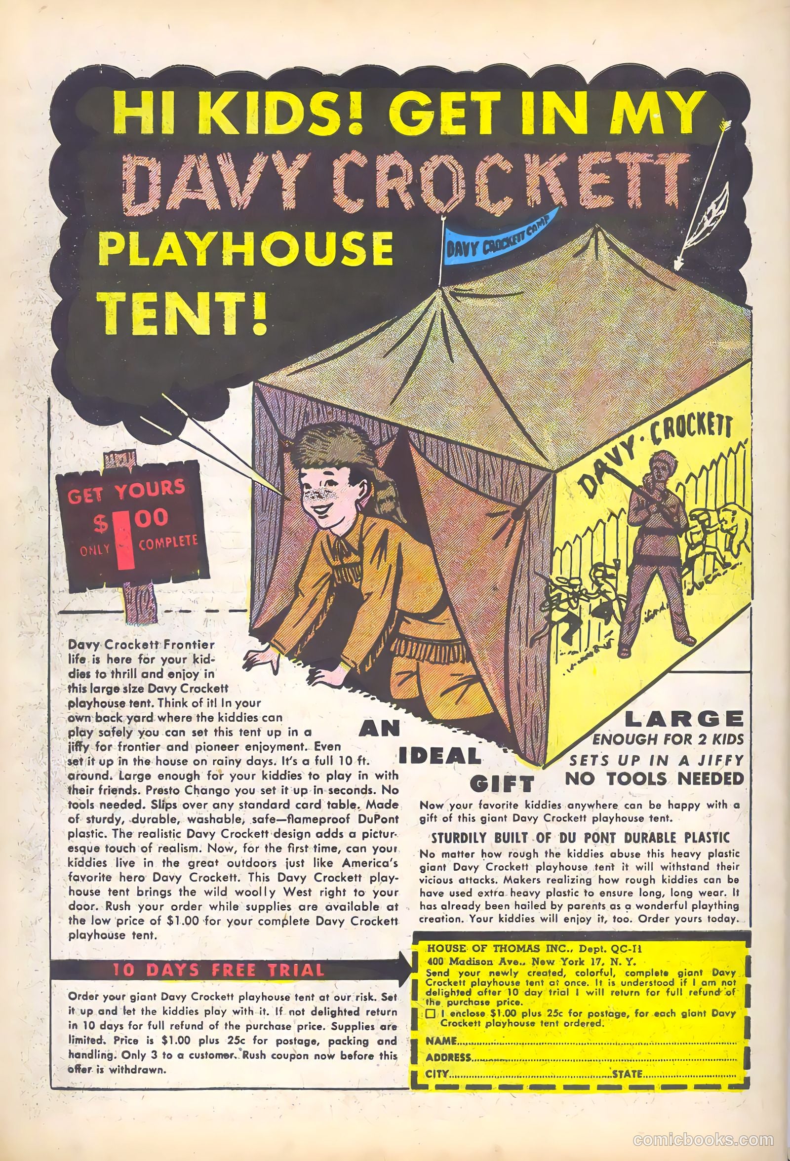 Exploits of Daniel Boone #3 (1956) — page 34 of 37