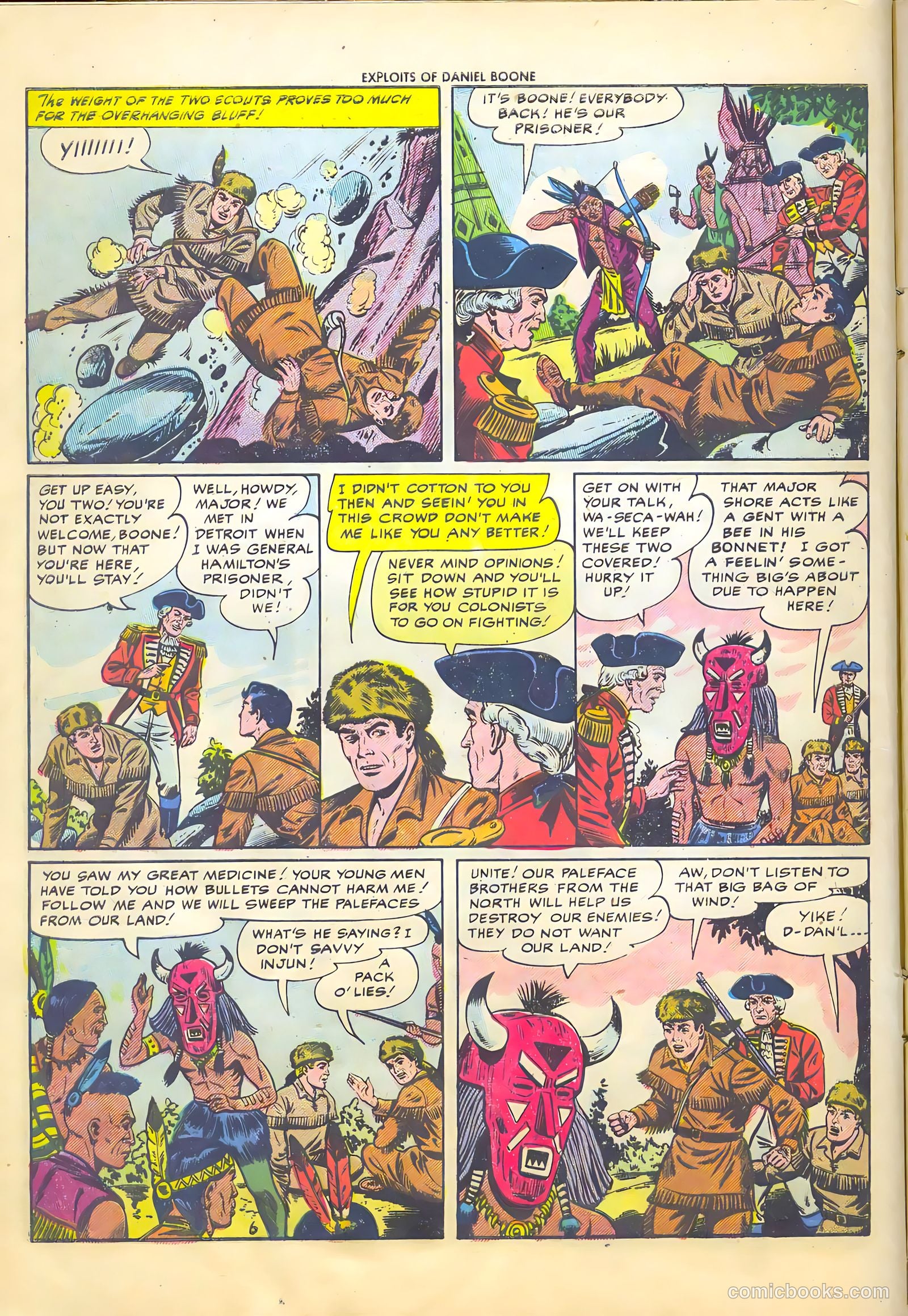 Exploits of Daniel Boone #4 (1956) — page 8 of 37